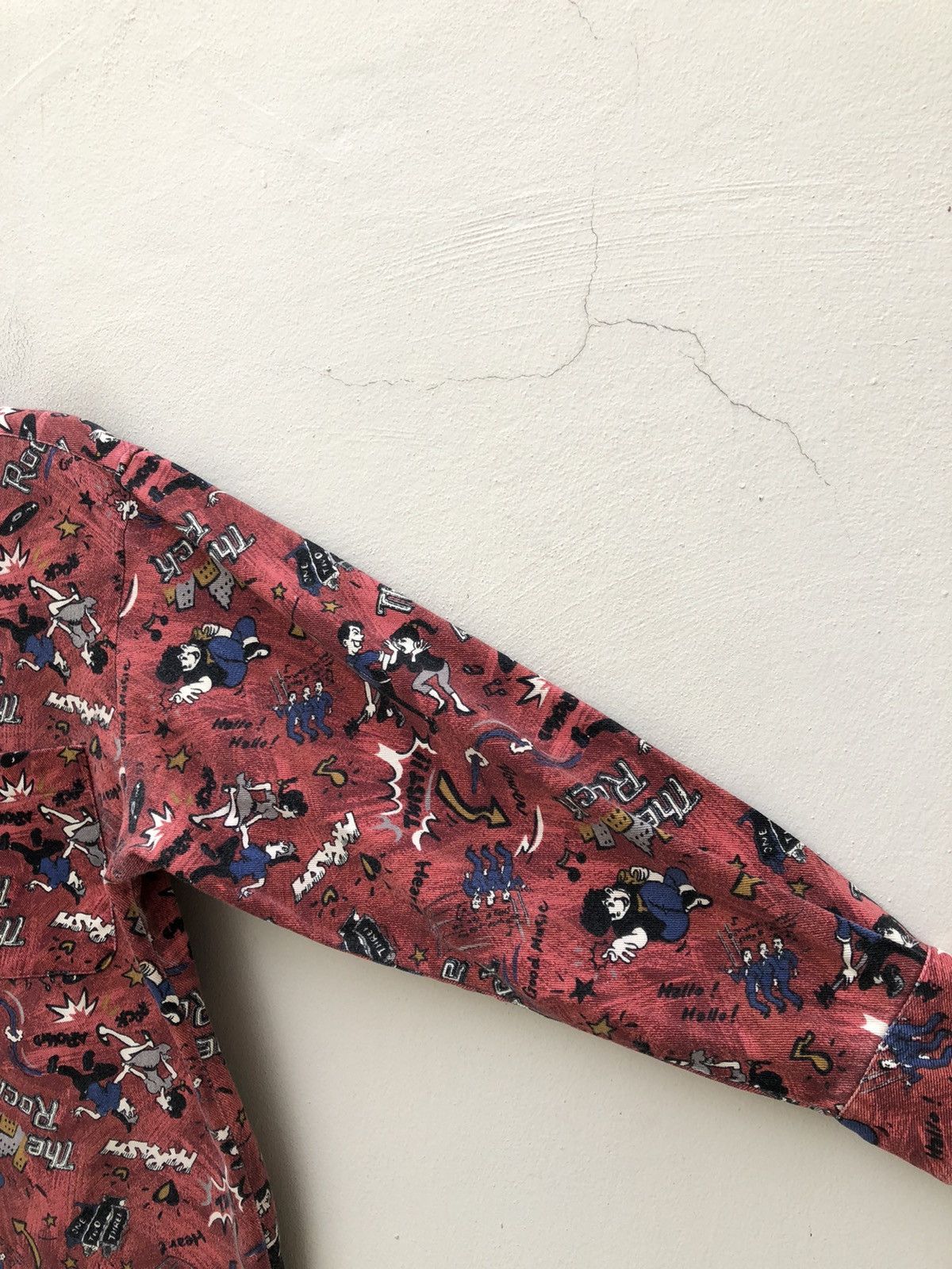 Vintage Vintage 90s J-Way Japan Printed Anime Gabardine Shirt Size US L / EU 52-54 / 3 - 10 Thumbnail