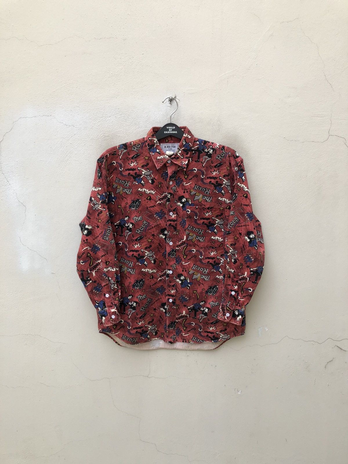 Vintage Vintage 90s J-Way Japan Printed Anime Gabardine Shirt Size US L / EU 52-54 / 3 - 2 Thumbnail