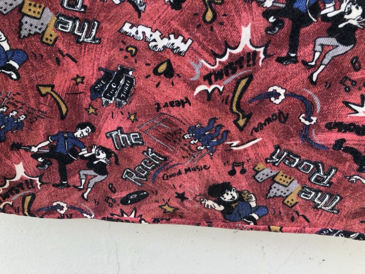 Vintage Vintage 90s J-Way Japan Printed Anime Gabardine Shirt Size US L / EU 52-54 / 3 - 15 Thumbnail