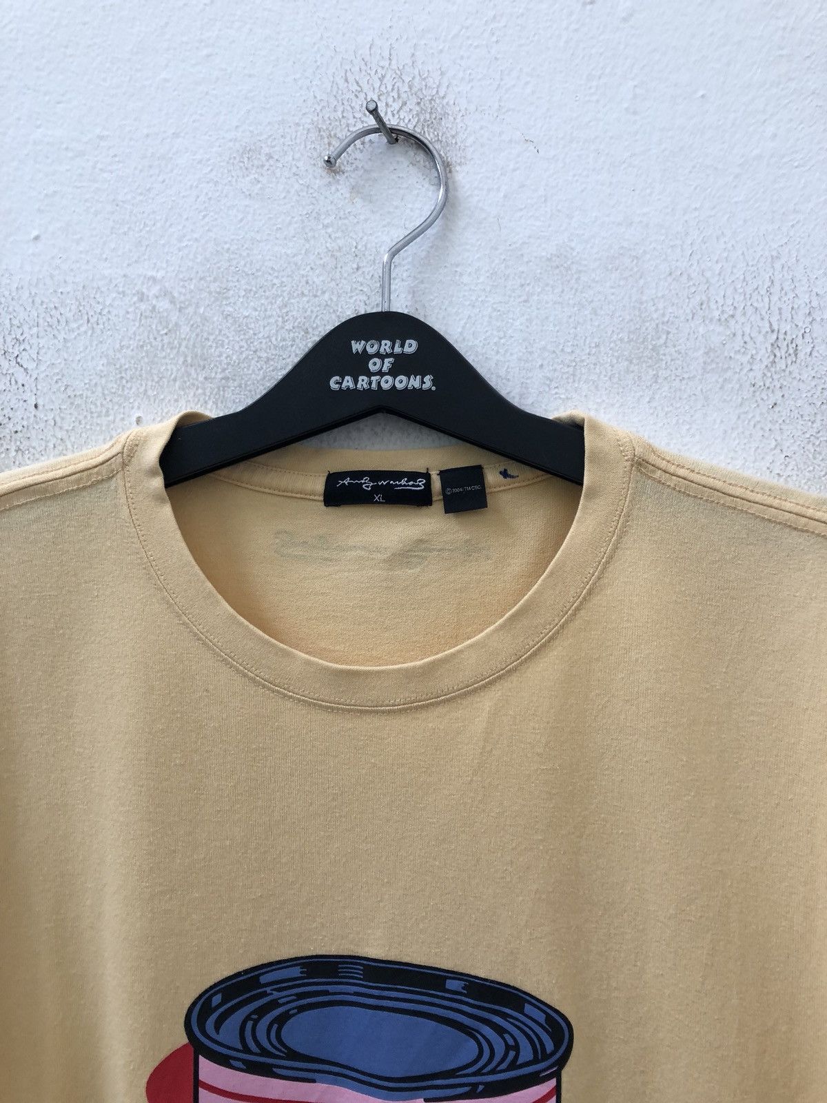 Andy Warhol 2005 Andy Warhol Campbell Tomato Soup Pop Art Yellow LS Size US XL / EU 56 / 4 - 3 Thumbnail