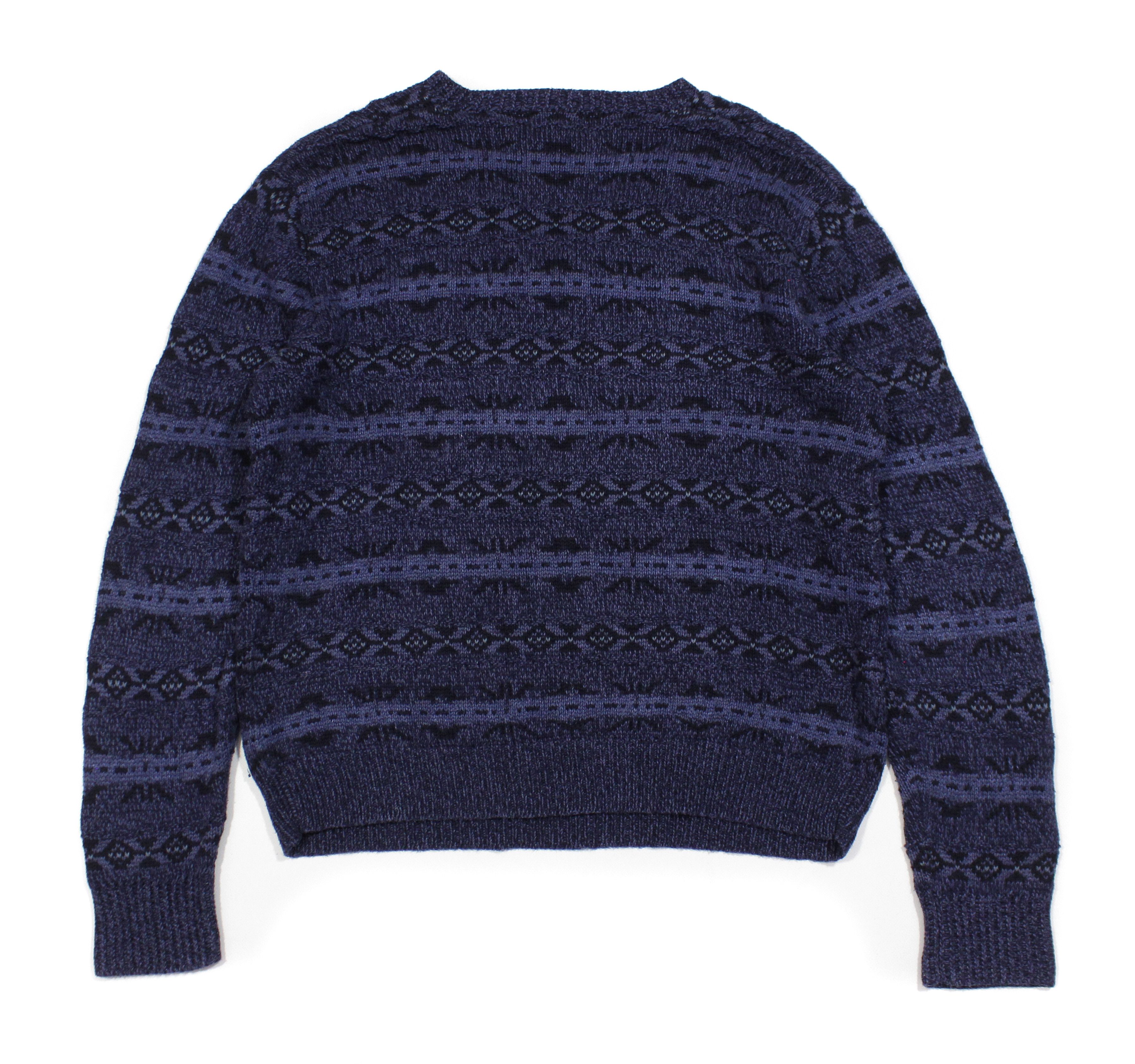 Polo Ralph Lauren Cotton Silk Fair Isle Pattern Knit Size US L / EU 52-54 / 3 - 2 Thumbnail