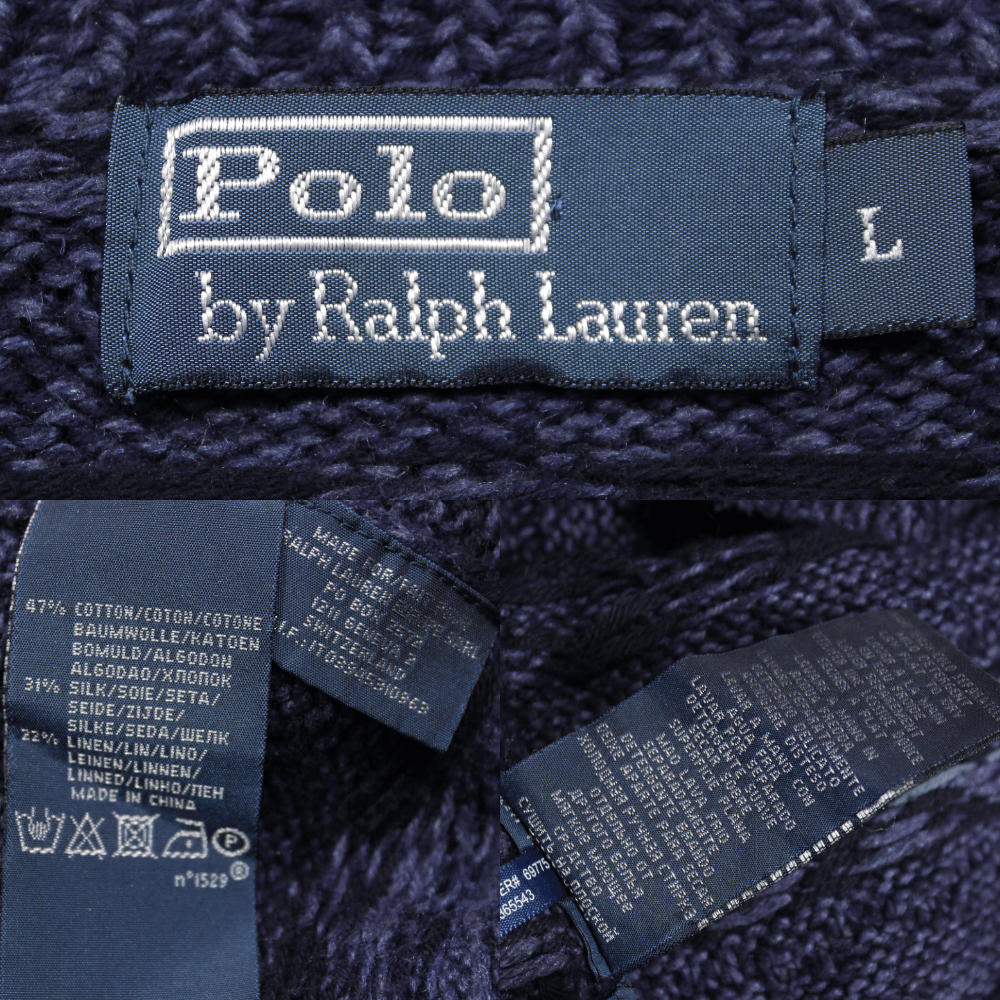 Polo Ralph Lauren Cotton Silk Fair Isle Pattern Knit Size US L / EU 52-54 / 3 - 7 Thumbnail
