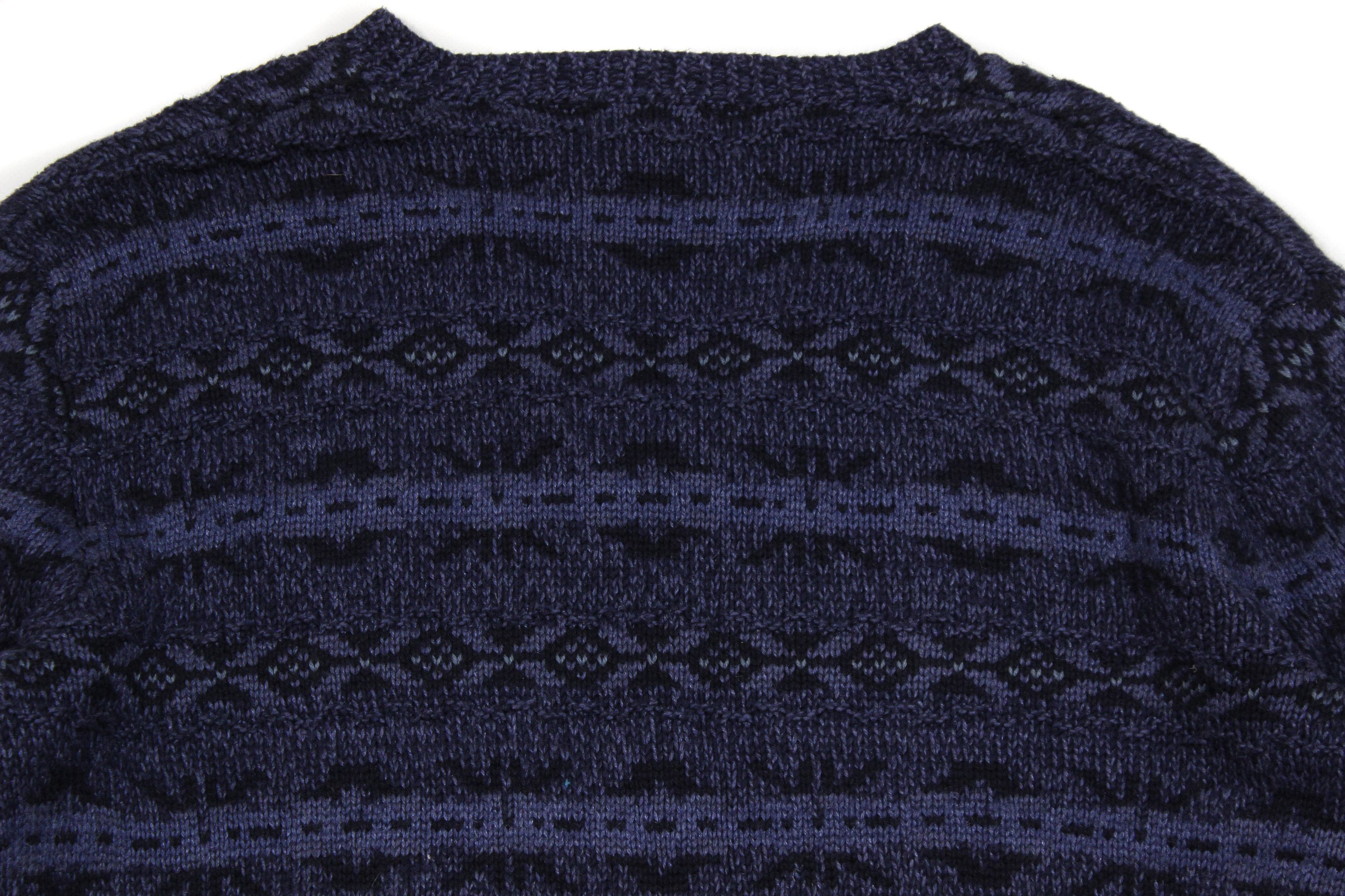 Polo Ralph Lauren Cotton Silk Fair Isle Pattern Knit Size US L / EU 52-54 / 3 - 4 Thumbnail