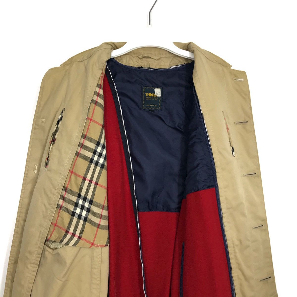 Other Vintage Nova Check Trench Coat Size US M / EU 48-50 / 2 - 8 Thumbnail