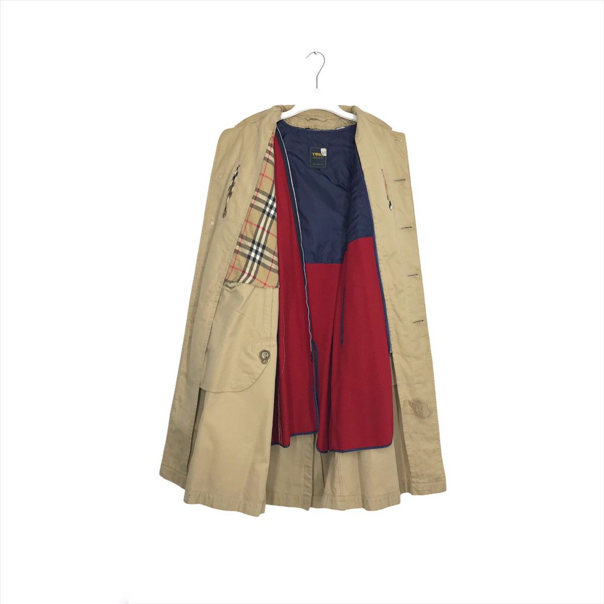 Other Vintage Nova Check Trench Coat Size US M / EU 48-50 / 2 - 7 Thumbnail