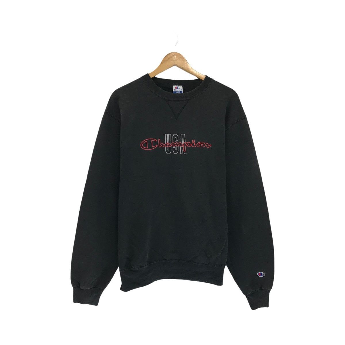 Champion × Vintage Vintage Champion Sweatshirt Embroidery Spellout ChampionUSA Size US M / EU 48-50 / 2 - 1 Thumbnail