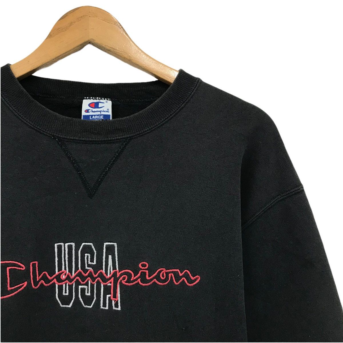 Champion × Vintage Vintage Champion Sweatshirt Embroidery Spellout ChampionUSA Size US M / EU 48-50 / 2 - 3 Thumbnail
