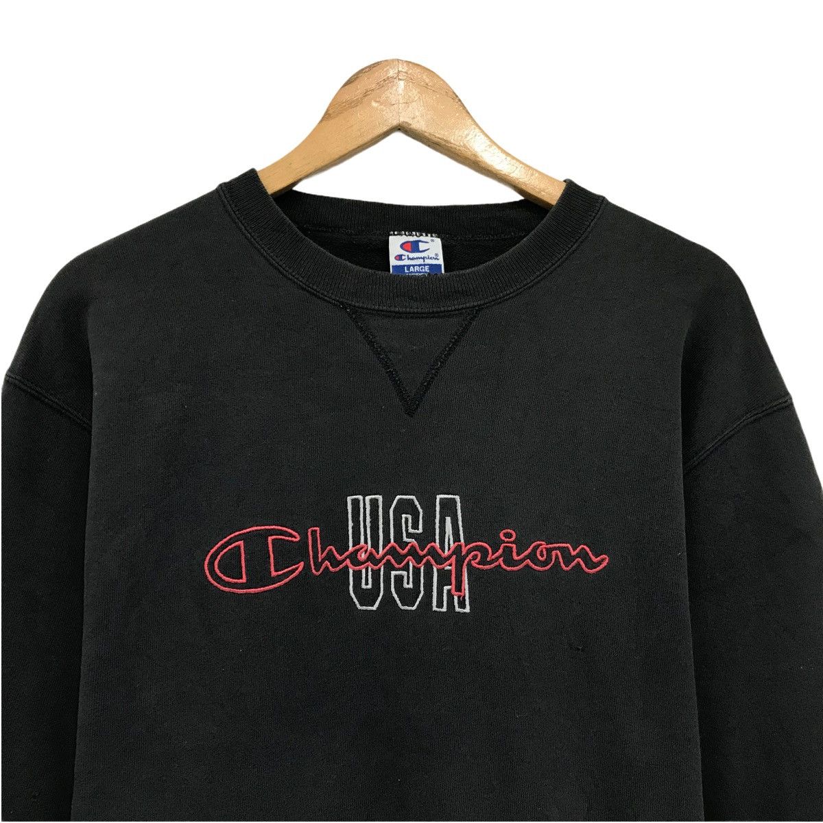 Champion × Vintage Vintage Champion Sweatshirt Embroidery Spellout ChampionUSA Size US M / EU 48-50 / 2 - 2 Thumbnail