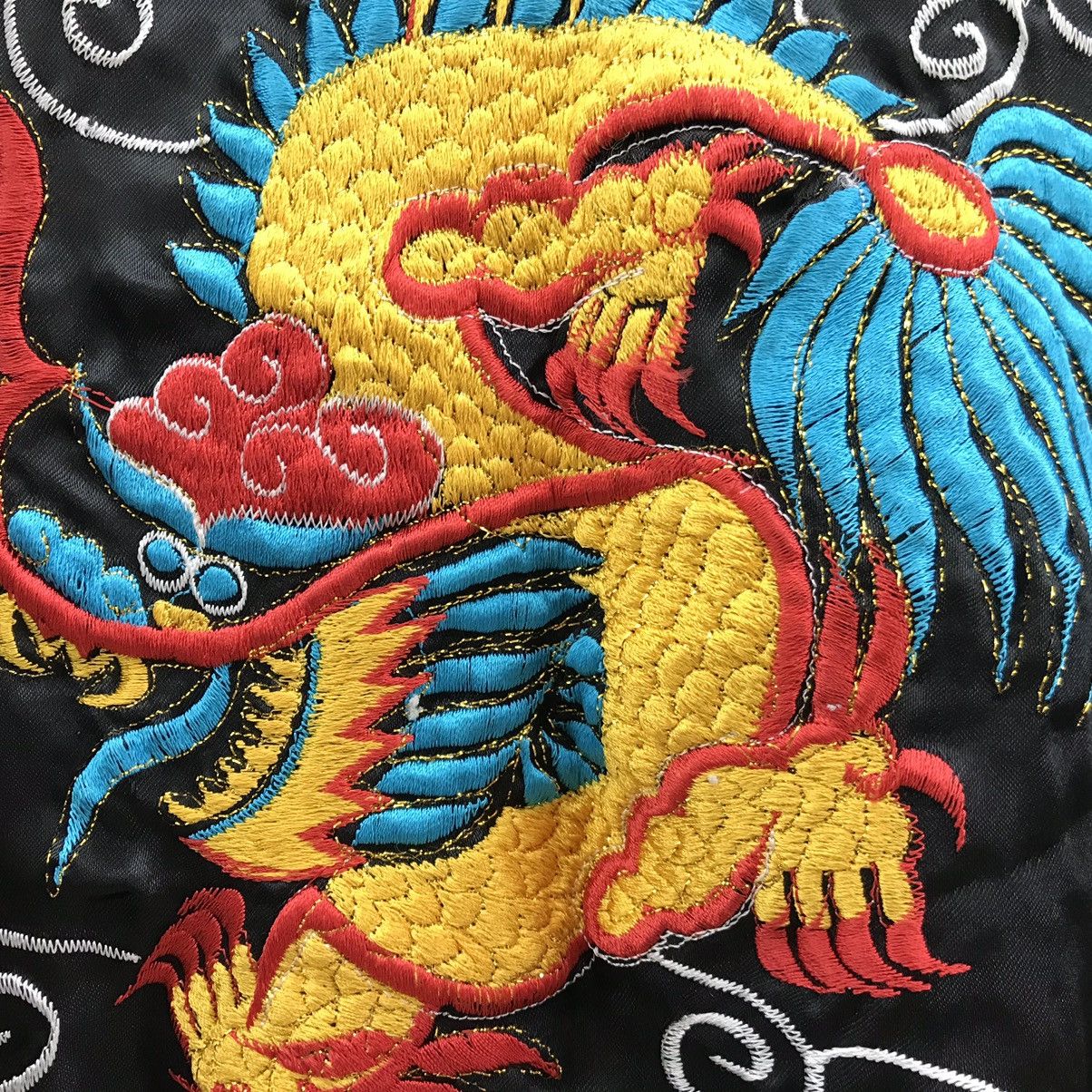 Japanese Brand Vintage Kimono Embroidery Dragon Haori Yakuta Size US L / EU 52-54 / 3 - 9 Thumbnail