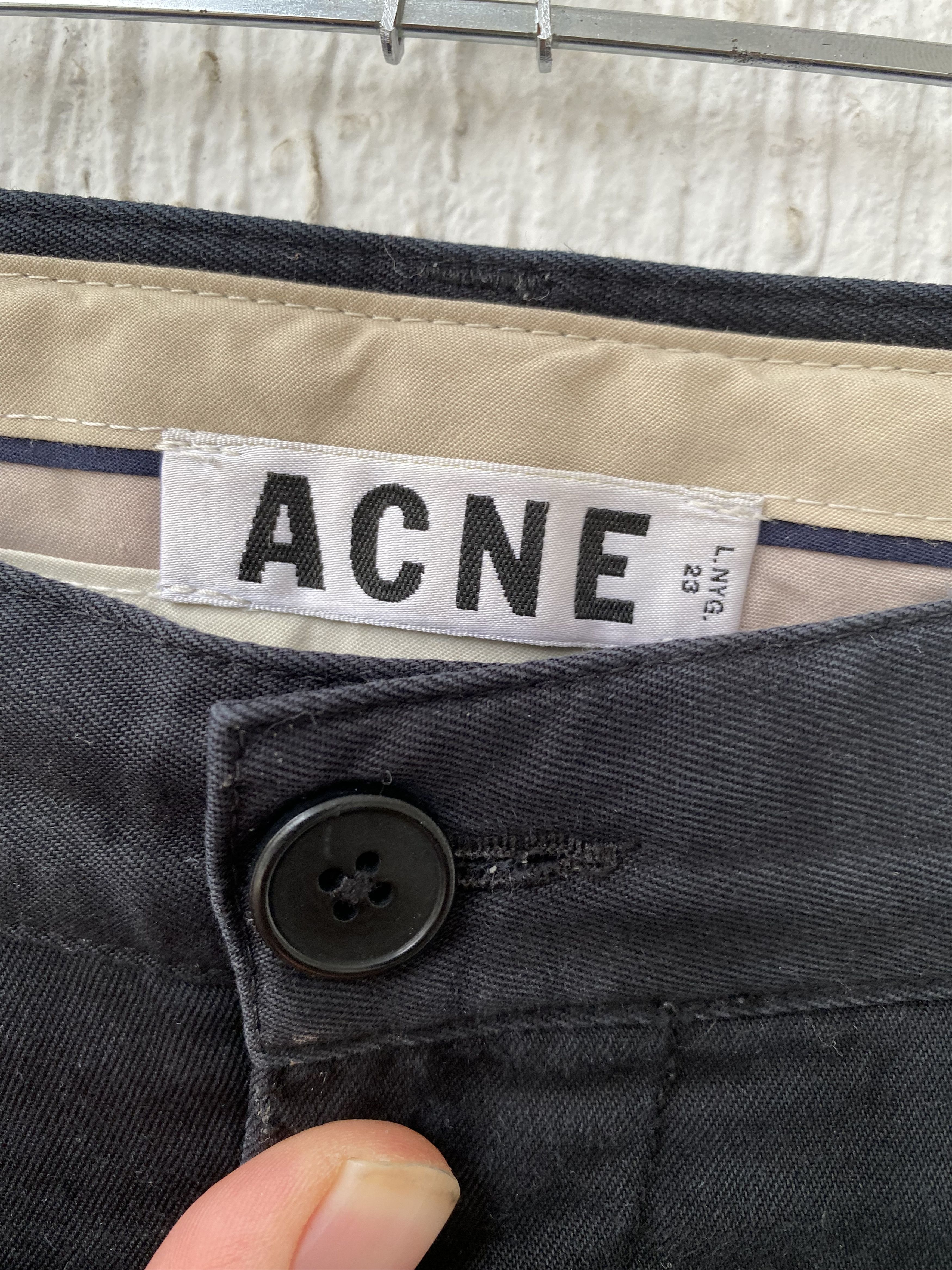Acne Studios black roc twill chinos Size US 32 / EU 48 - 4 Thumbnail