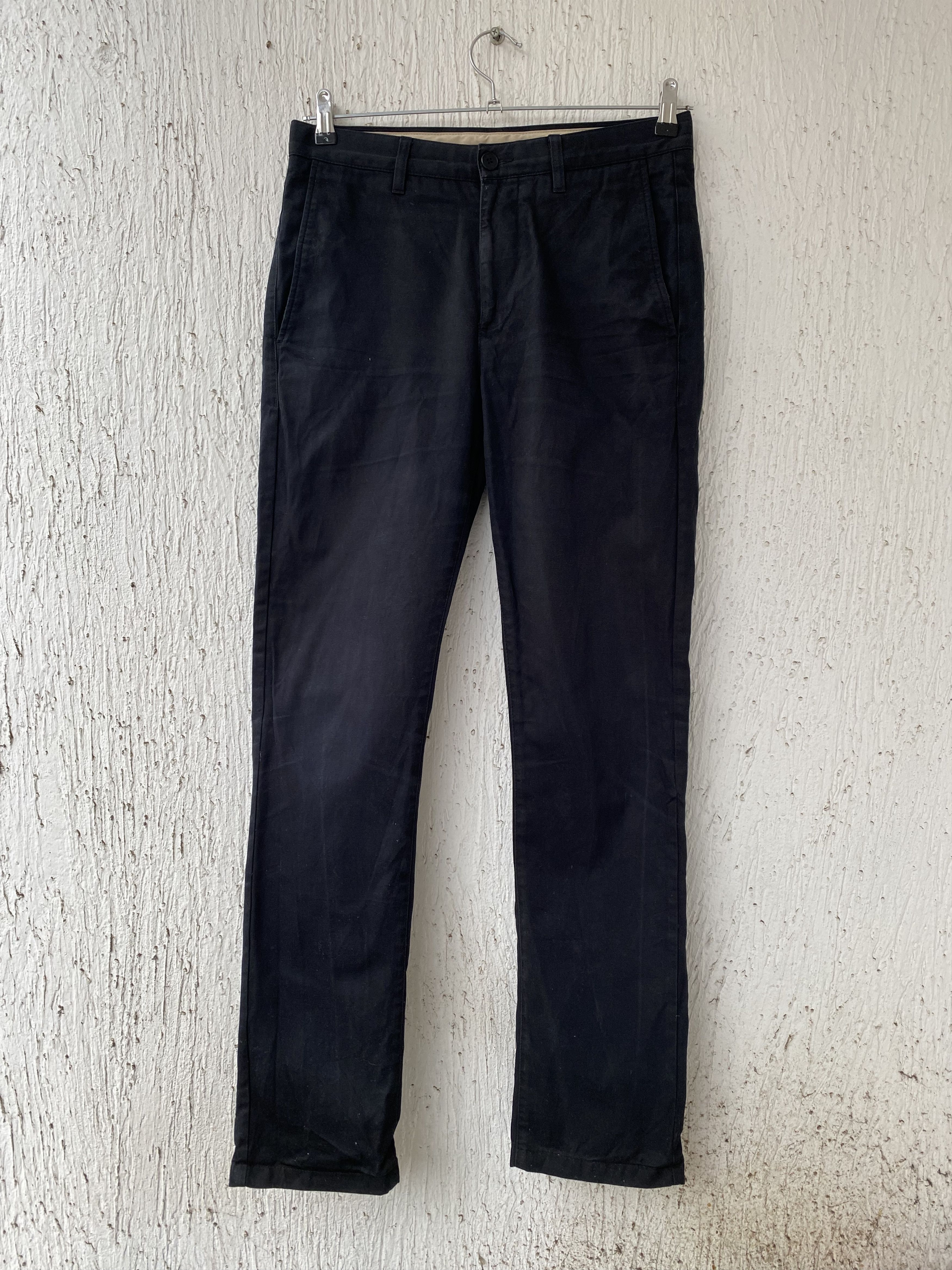 Acne Studios black roc twill chinos Size US 32 / EU 48 - 1 Thumbnail