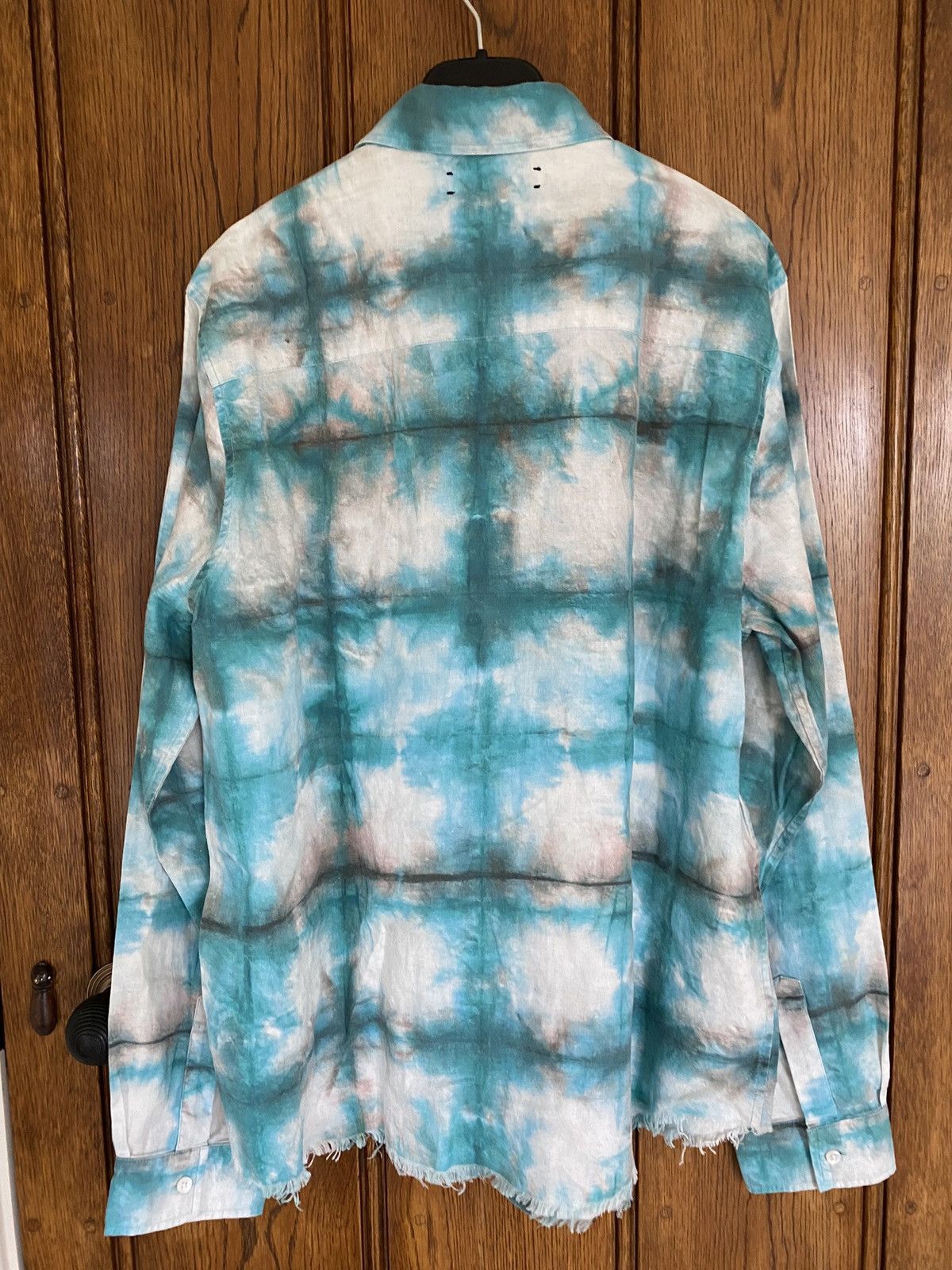 Amiri 🤩🤩 FW20 Amiri watercolour raw hem flannel XL £679 Size US XL / EU 56 / 4 - 21 Thumbnail