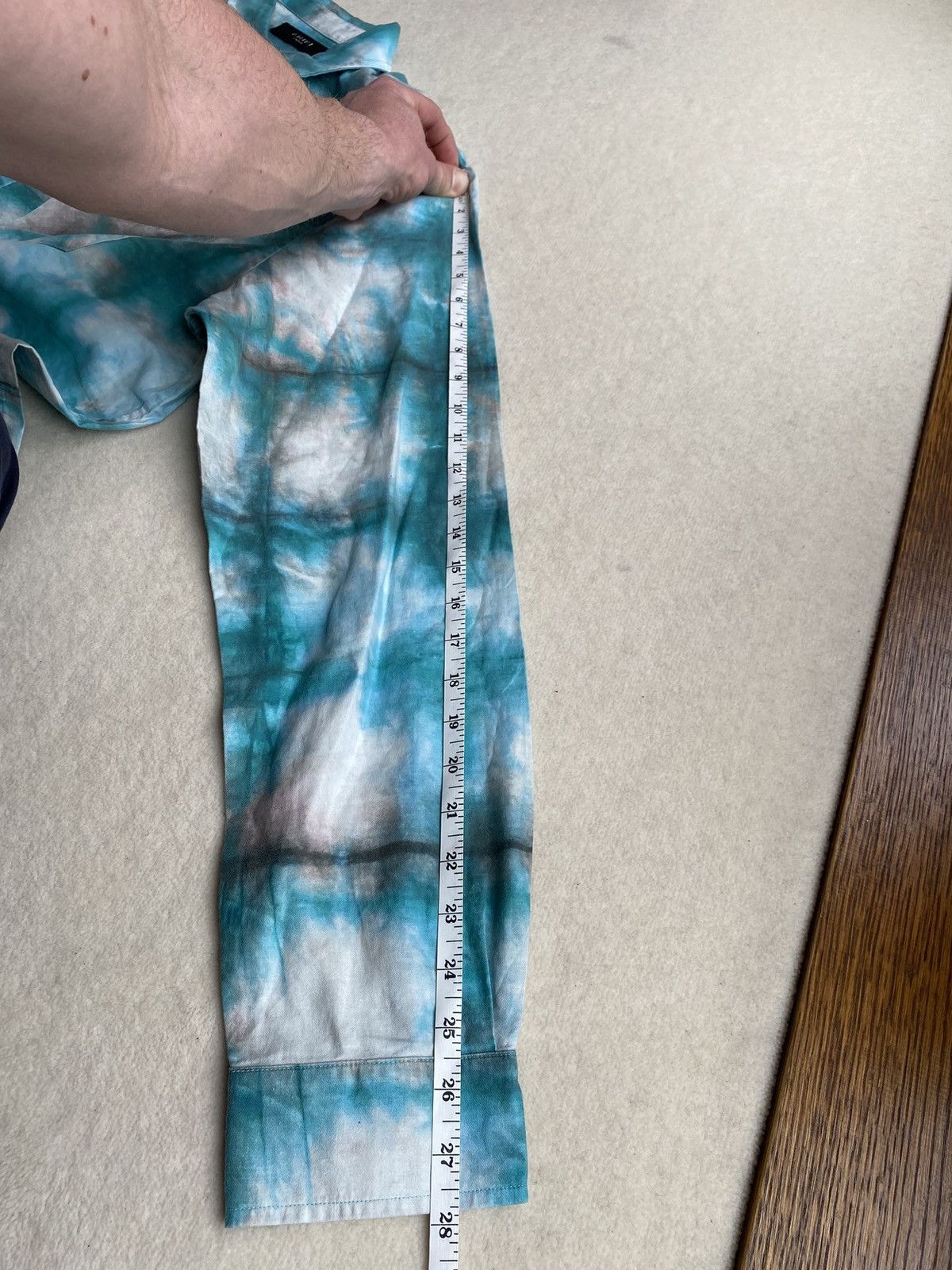 Amiri 🤩🤩 FW20 Amiri watercolour raw hem flannel XL £679 Size US XL / EU 56 / 4 - 8 Thumbnail