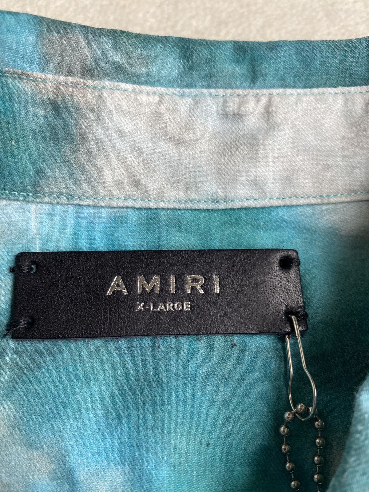 Amiri 🤩🤩 FW20 Amiri watercolour raw hem flannel XL £679 Size US XL / EU 56 / 4 - 10 Thumbnail