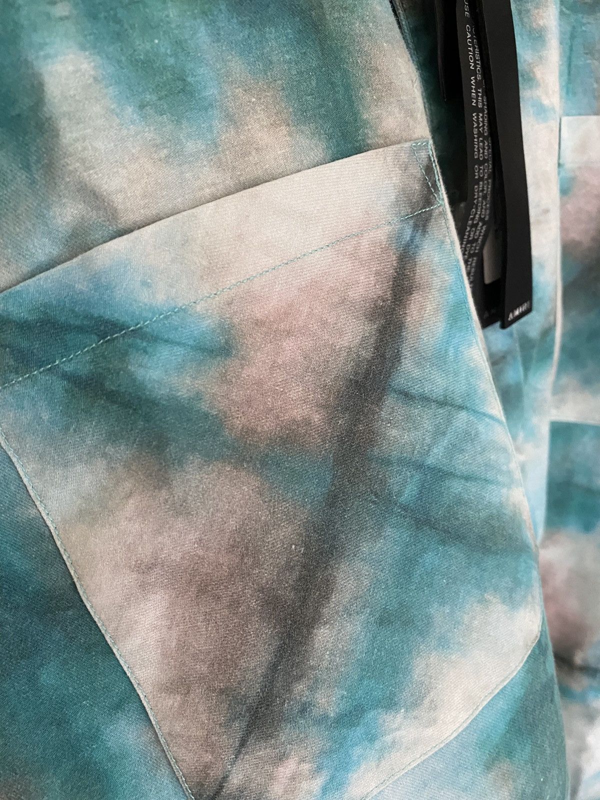 Amiri 🤩🤩 FW20 Amiri watercolour raw hem flannel XL £679 Size US XL / EU 56 / 4 - 20 Thumbnail