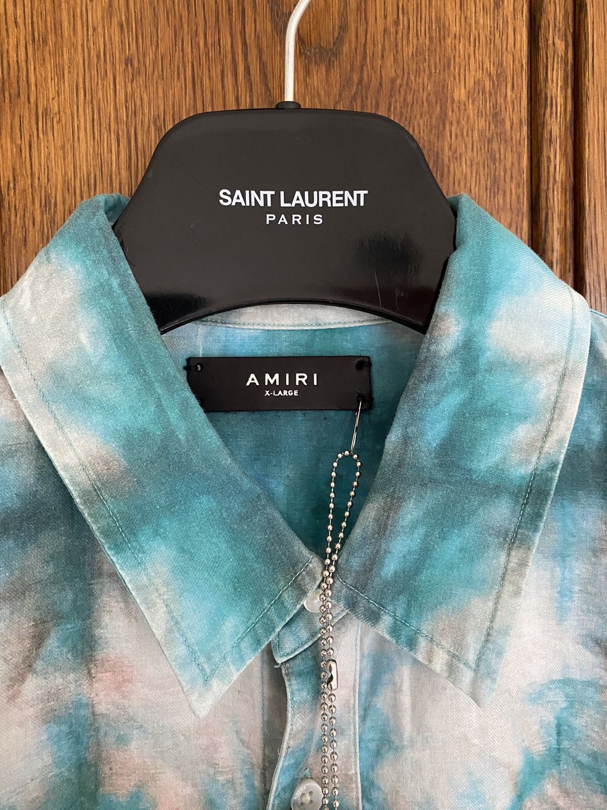 Amiri 🤩🤩 FW20 Amiri watercolour raw hem flannel XL £679 Size US XL / EU 56 / 4 - 17 Thumbnail