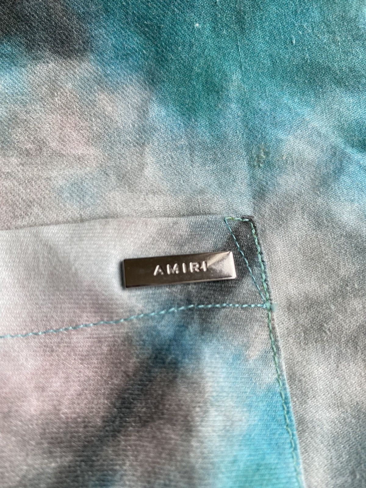 Amiri 🤩🤩 FW20 Amiri watercolour raw hem flannel XL £679 Size US XL / EU 56 / 4 - 25 Thumbnail
