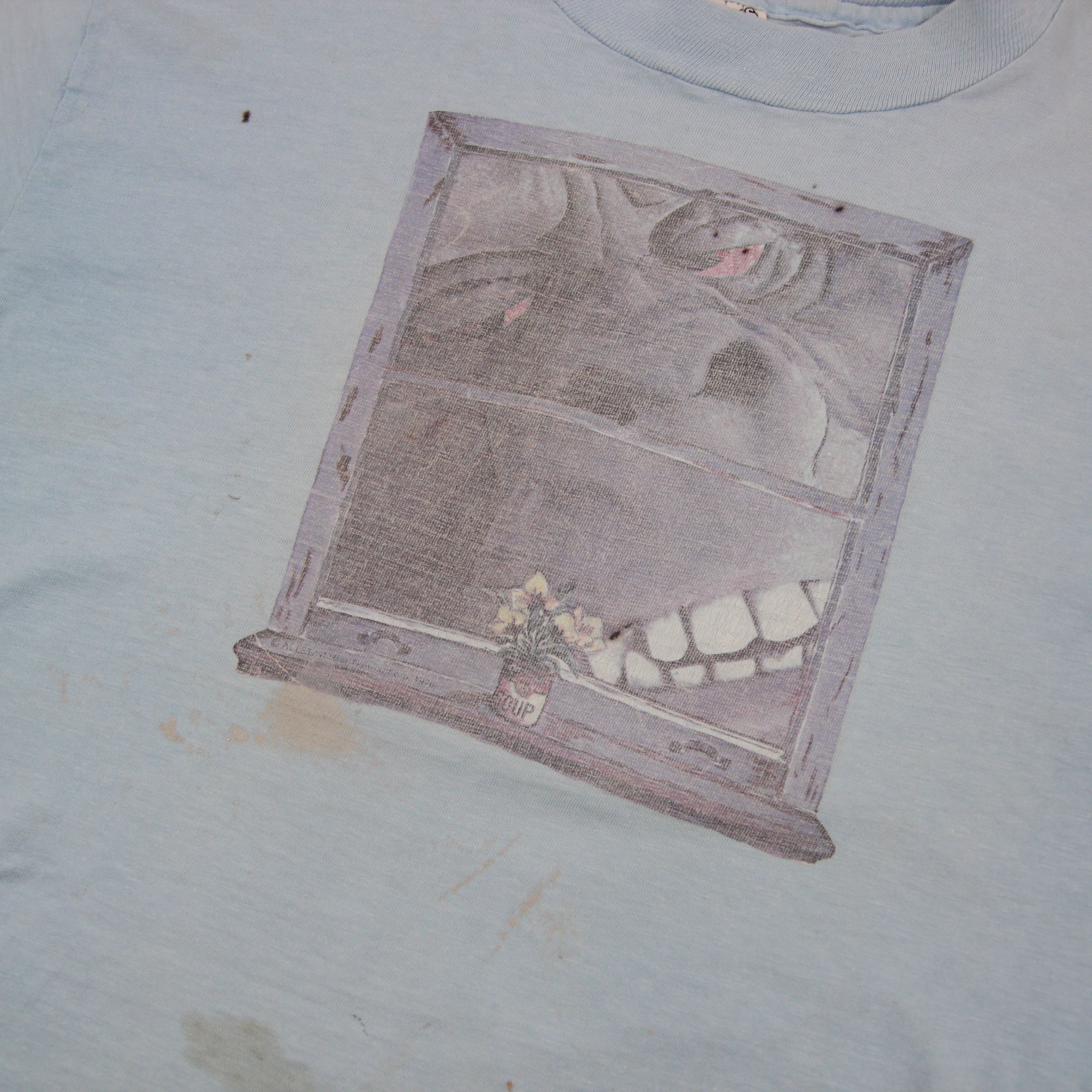 Hanes × Vintage Vintage 70s Giant Stoned Gorilla Graphic T Shirt Size US L / EU 52-54 / 3 - 2 Thumbnail