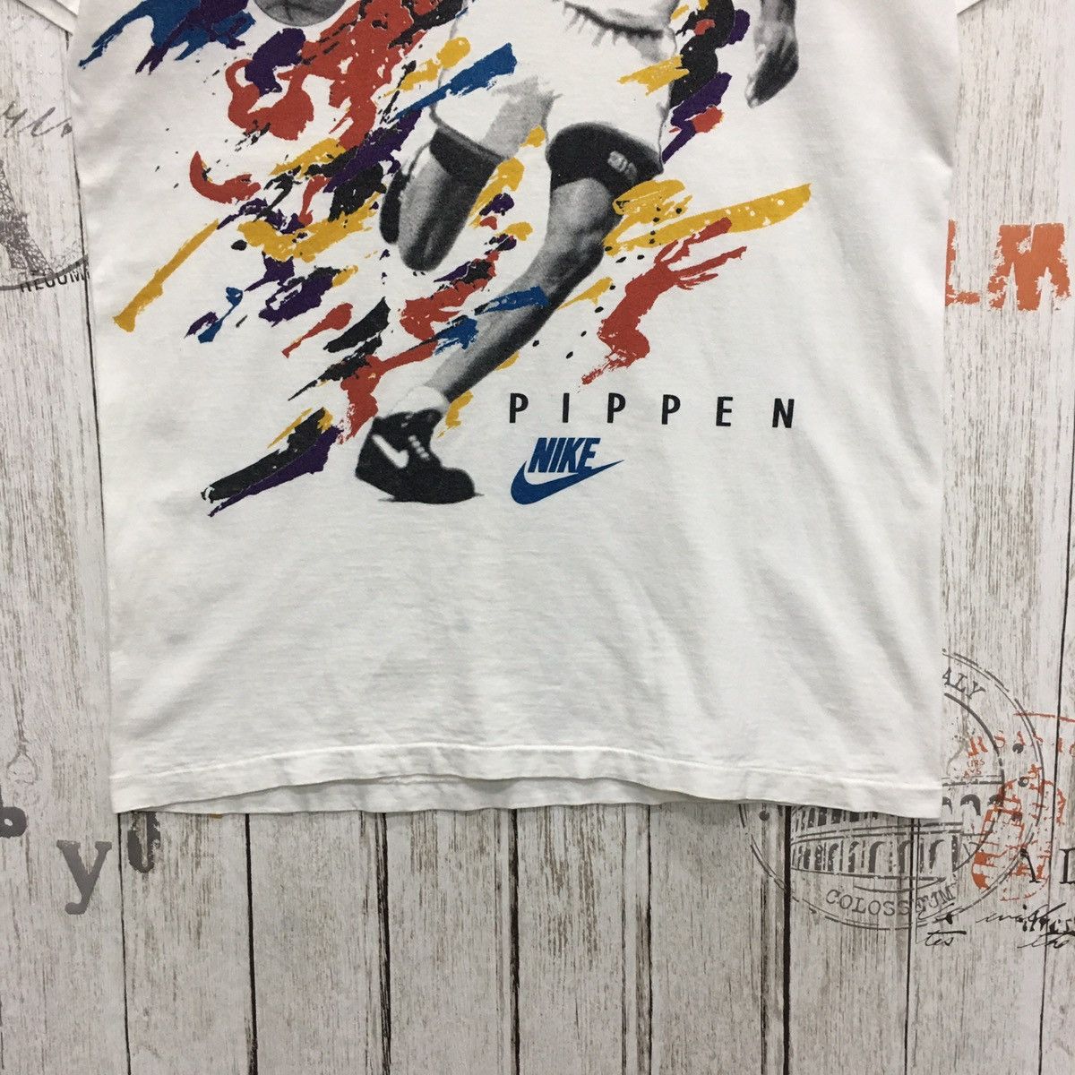 Nike × Vintage Rare Vintage Nike Pippen Grey Tag Made In USA Size US M / EU 48-50 / 2 - 4 Thumbnail