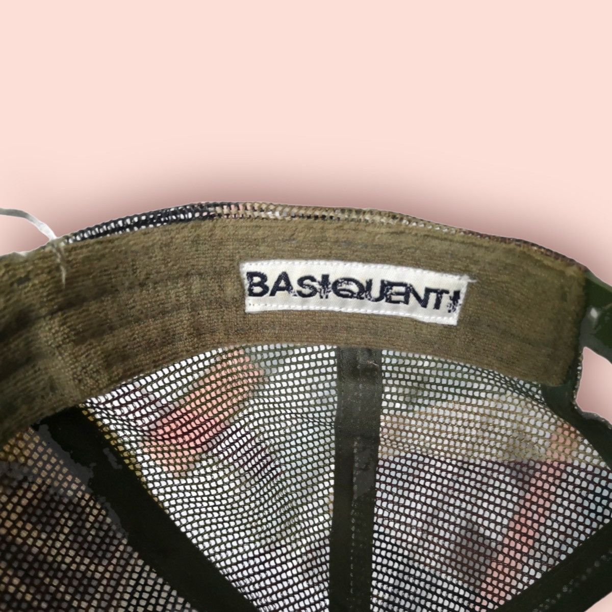 Japanese Brand BASIQUENTI DISTRESSED CAMO TRUCKER SNAPBACK Size ONE SIZE - 8 Thumbnail