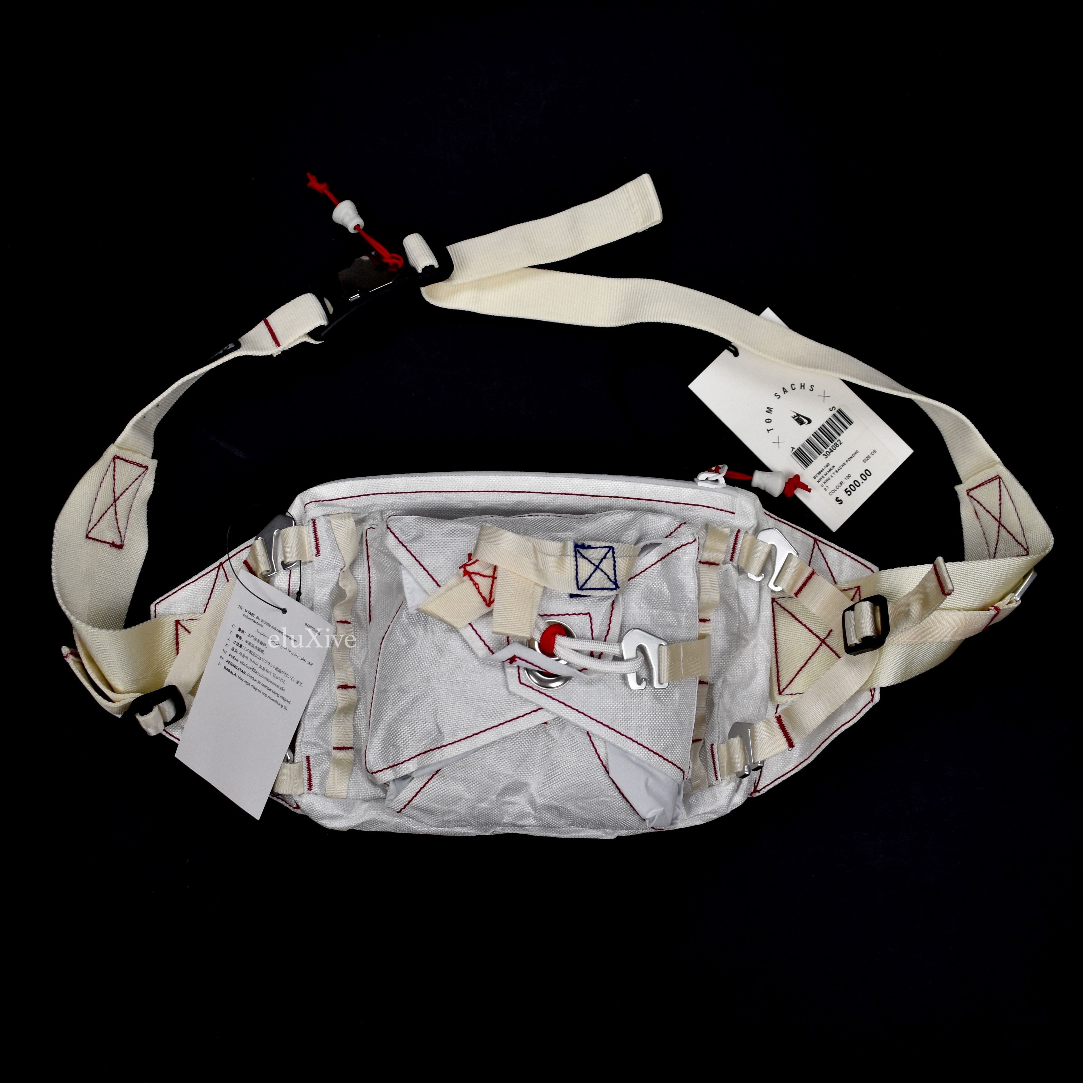 Pre-owned Nike X Tom Sachs Nikecraft Exploding Parka Waist Bag Ds In White