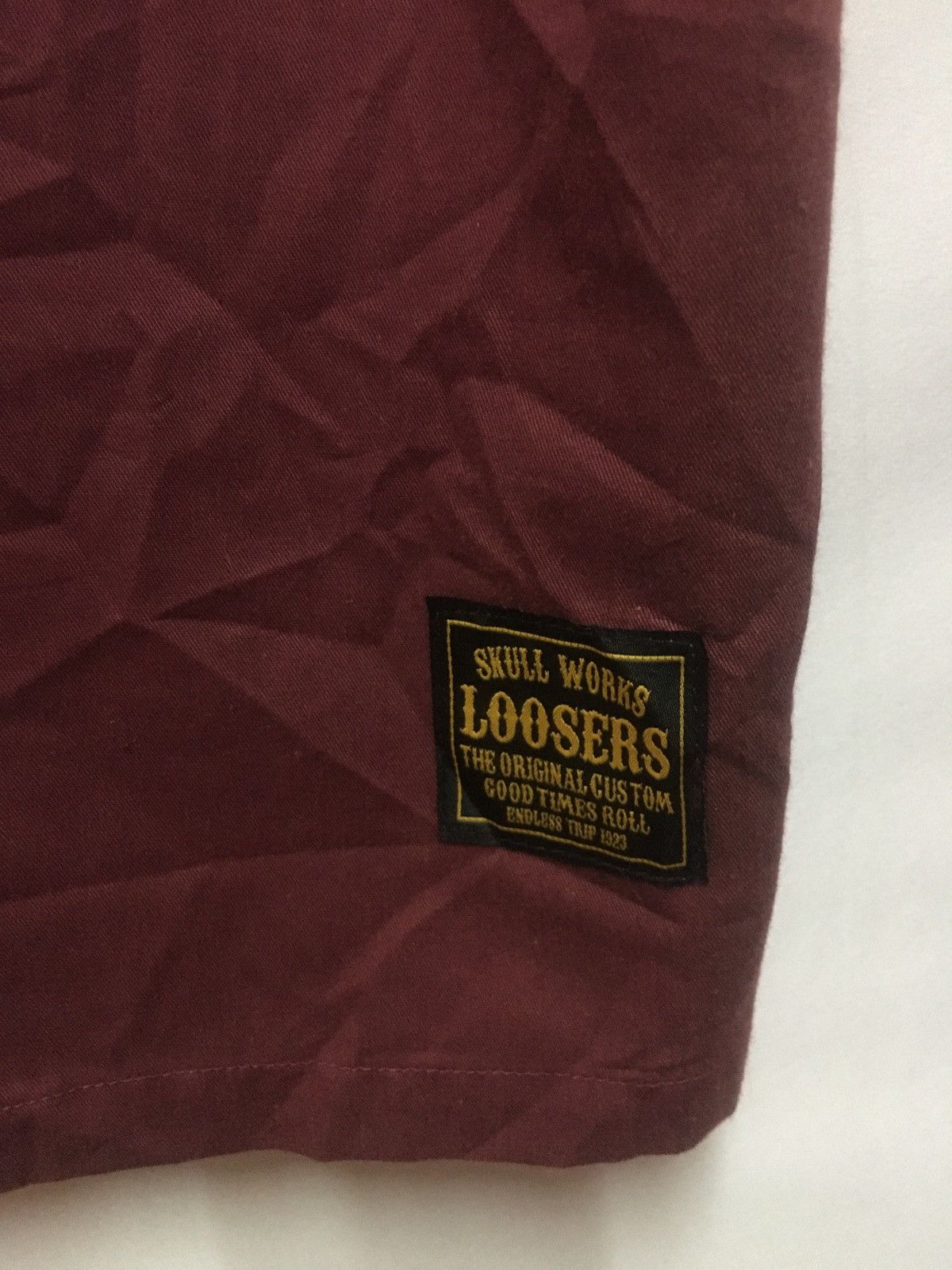 Japanese Brand Sun Faded TODAY SKULL WORK LOOSERS THE ORIGINAL CUSTOMS Size US L / EU 52-54 / 3 - 5 Thumbnail