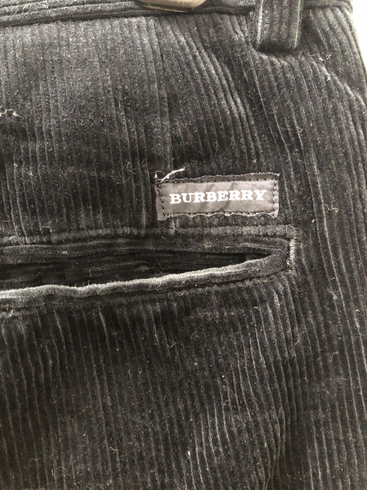 Burberry Japan Made Burberry London Navy Blue Corduroy Trouser Pant Size US 34 / EU 50 - 8 Thumbnail