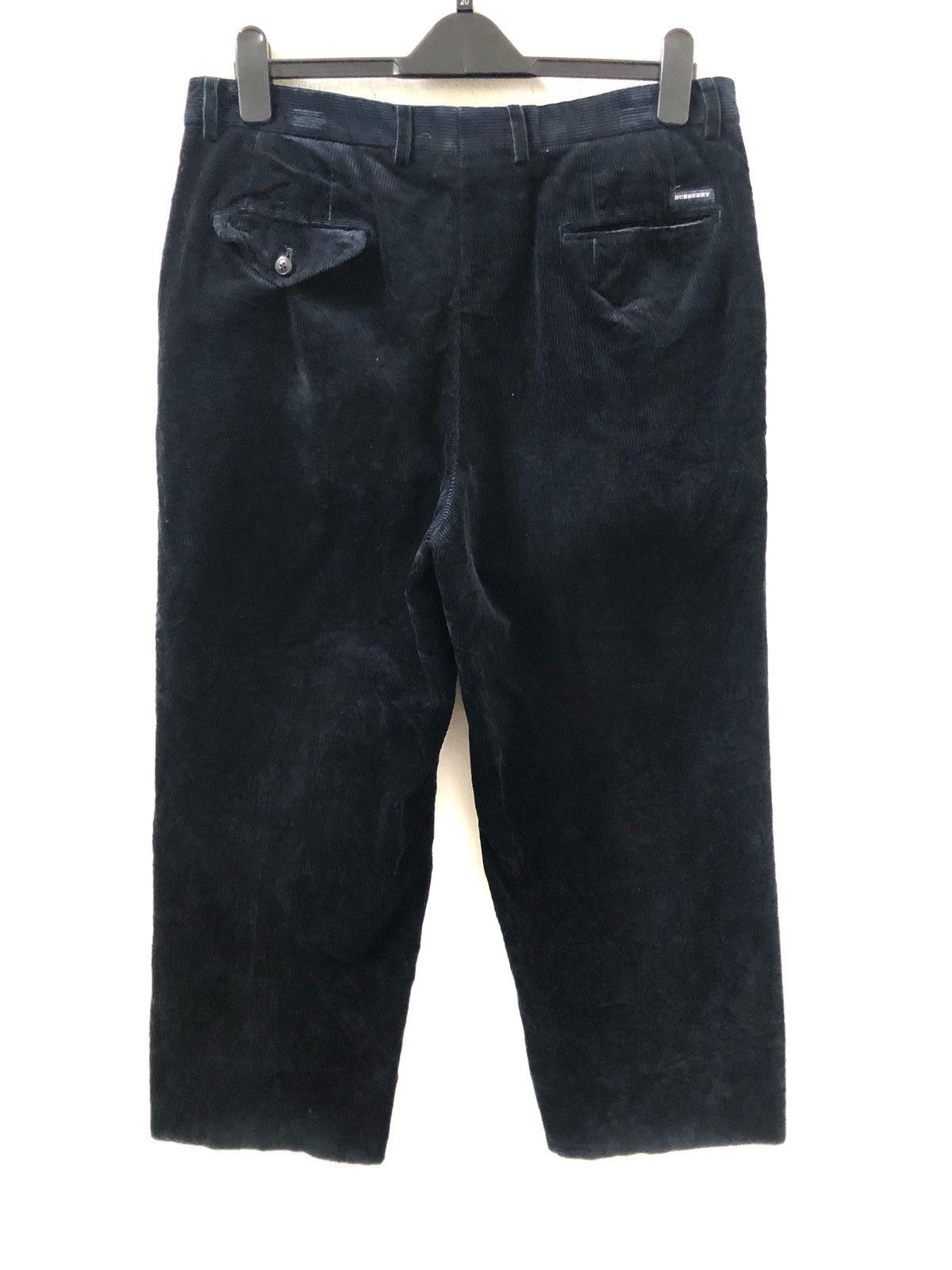 Burberry Japan Made Burberry London Navy Blue Corduroy Trouser Pant Size US 34 / EU 50 - 5 Thumbnail