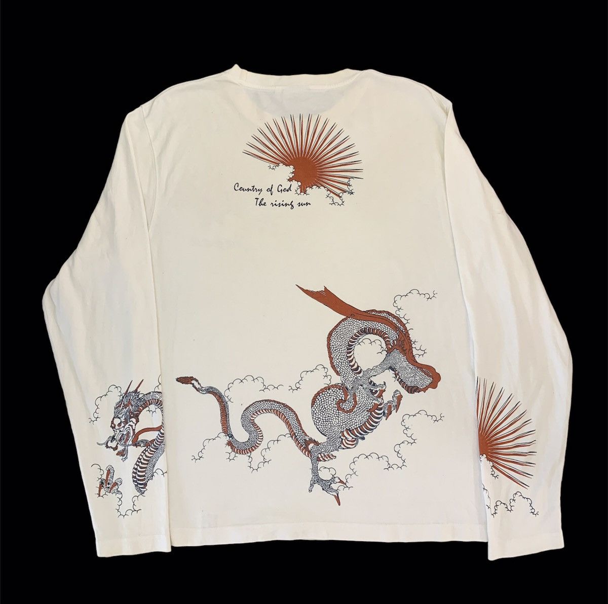 Japanese Brand × Vintage Vintage Long Sleeve Sukajan Dragon Japan Traditional Size US L / EU 52-54 / 3 - 2 Thumbnail