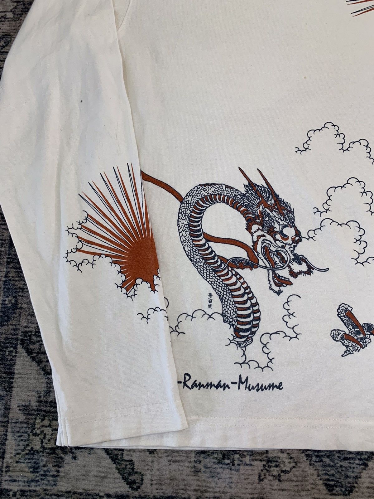 Japanese Brand × Vintage Vintage Long Sleeve Sukajan Dragon Japan Traditional Size US L / EU 52-54 / 3 - 6 Thumbnail