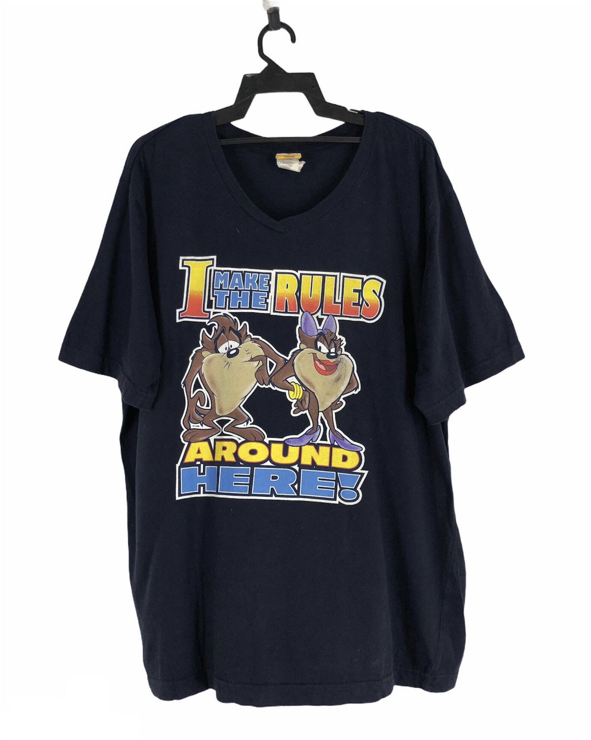 Cartoon Network × Warner Bros Vintage Warner Bros Taz Looney Tunes 90s T Shirt Size US XL / EU 56 / 4 - 1 Thumbnail