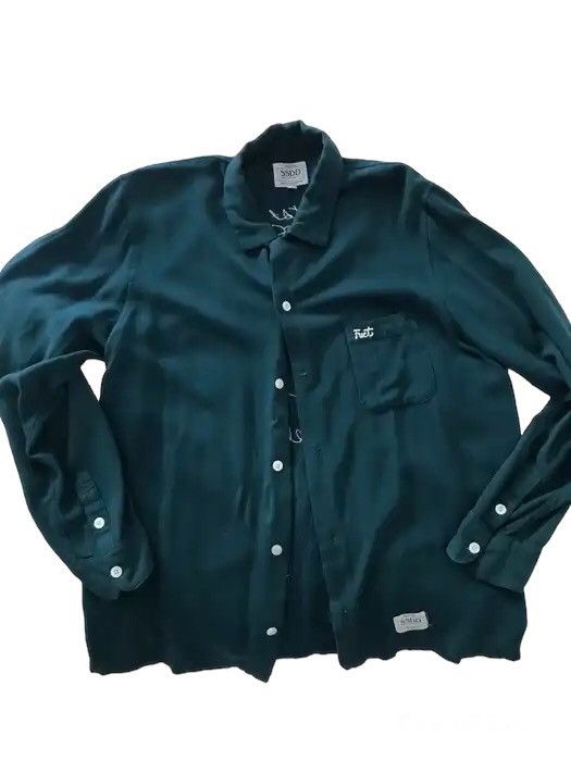 FUCT × SSDD × Wes Lang Fuct SSDD x Wes Lang "Tits Or Wheels" Button Up Shirt Size US XL / EU 56 / 4 - 6 Thumbnail