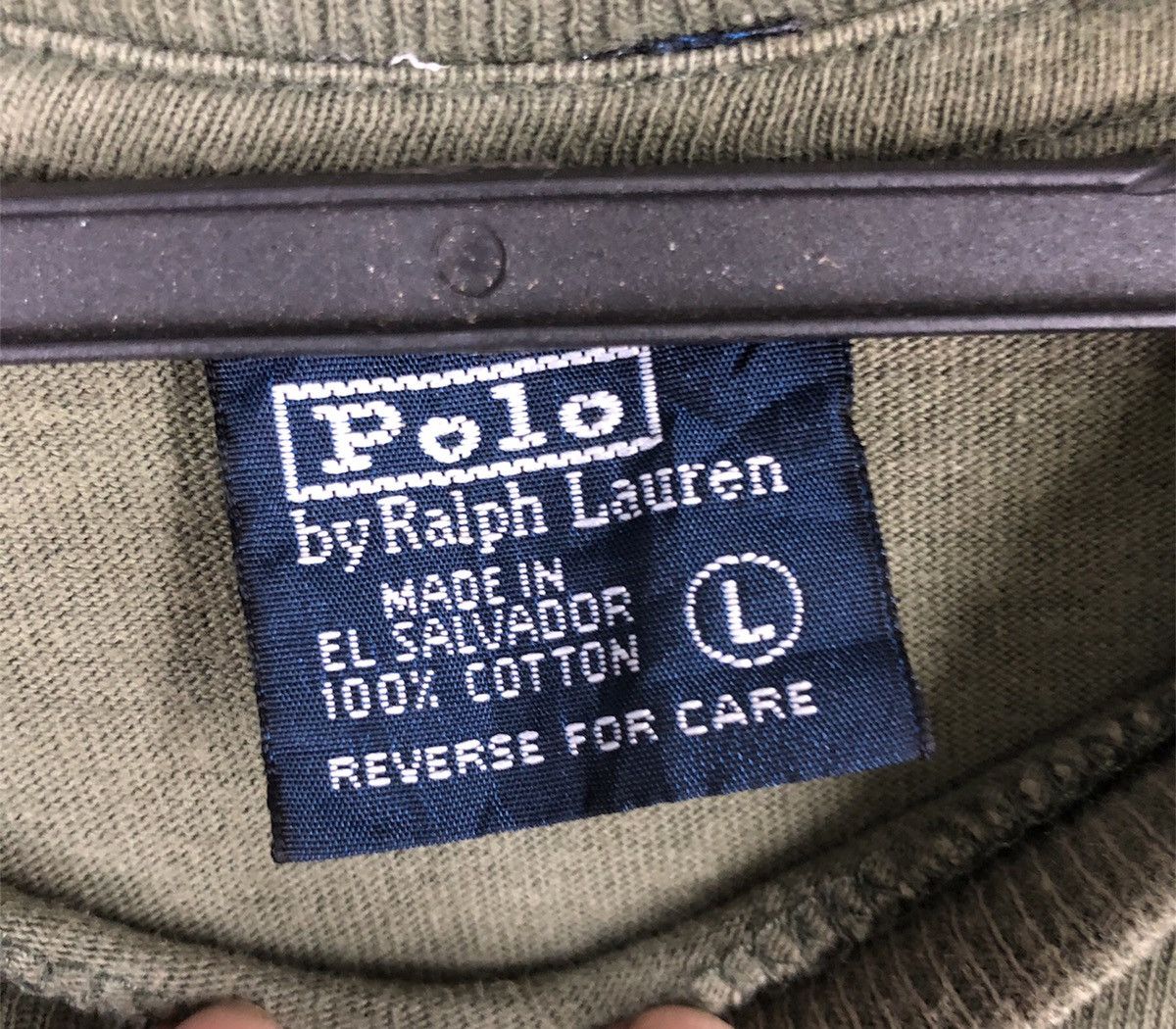 Polo Ralph Lauren × Vintage Vintage Polo Ralph Lauren big logo t-shirt Size US L / EU 52-54 / 3 - 6 Thumbnail