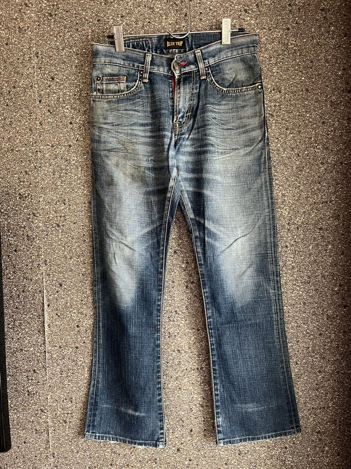 image of Distressed Denim x Vintage Blue Trip Ft53 in Denim, Men's (Size 30)