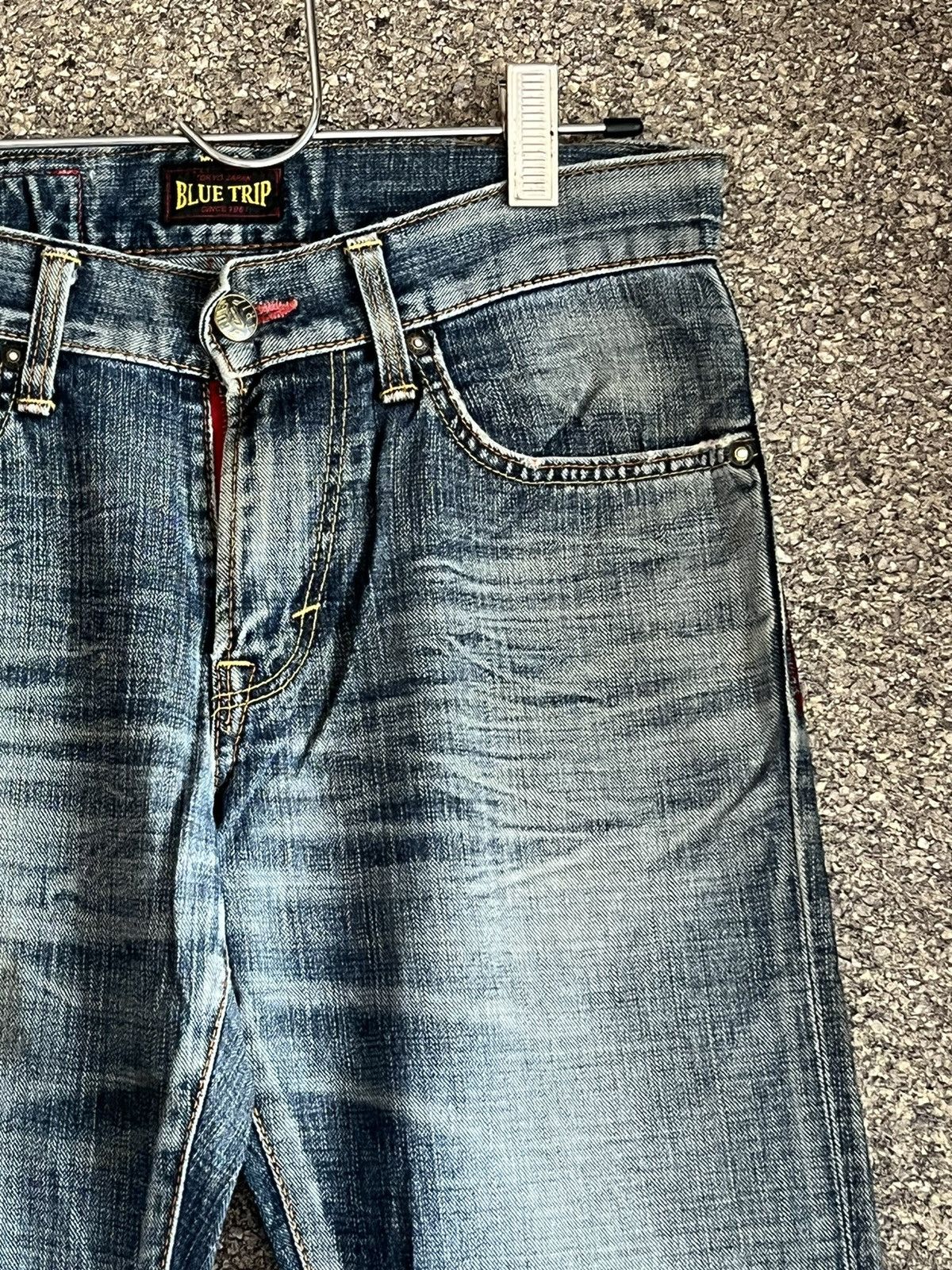 Japanese Brand × Vintage Blue trip ft53 Size US 30 / EU 46 - 4 Thumbnail