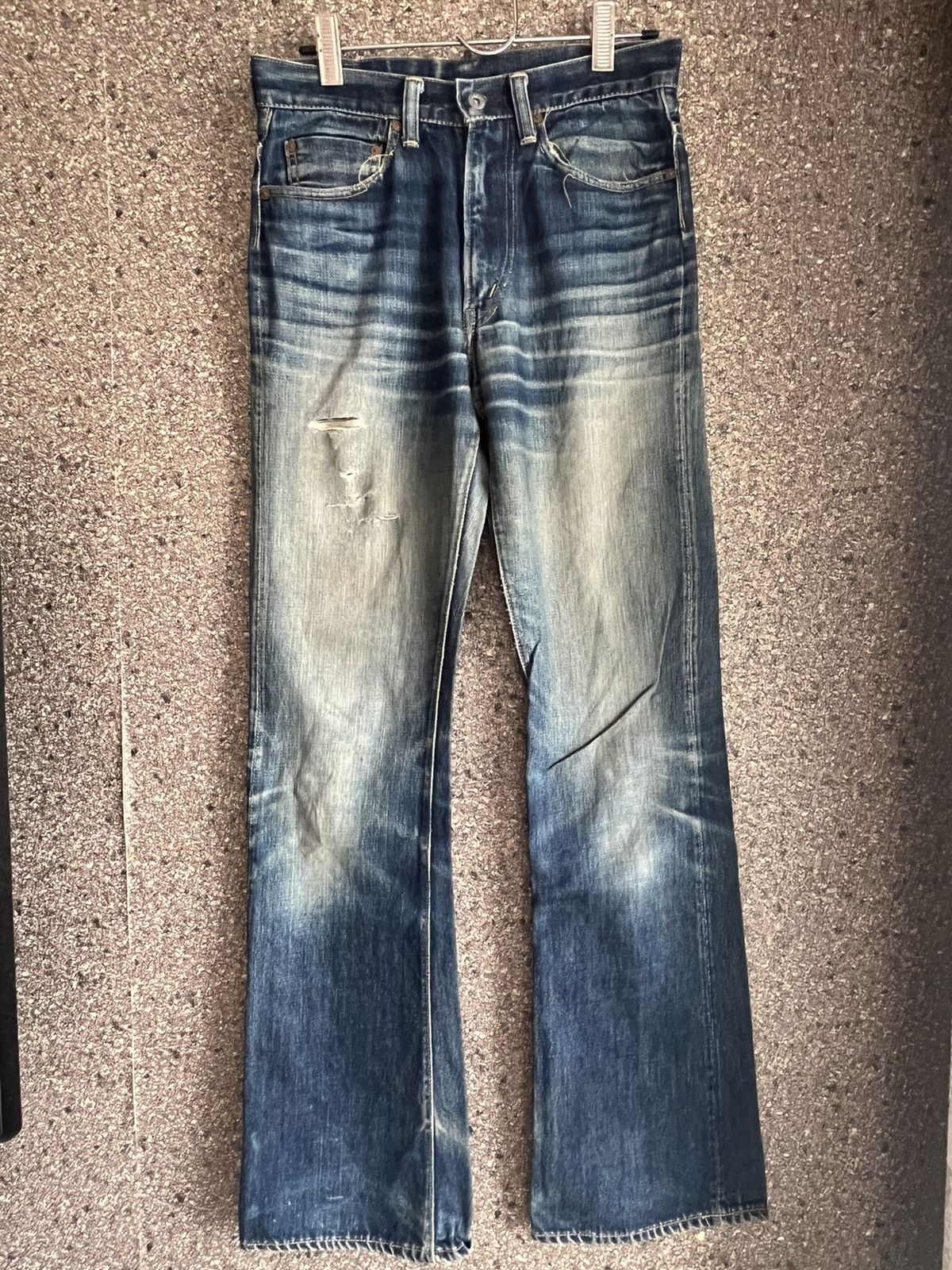 image of Distressed Denim x Vintage Skull Jeans Ft53 in Denim, Men's (Size 30)