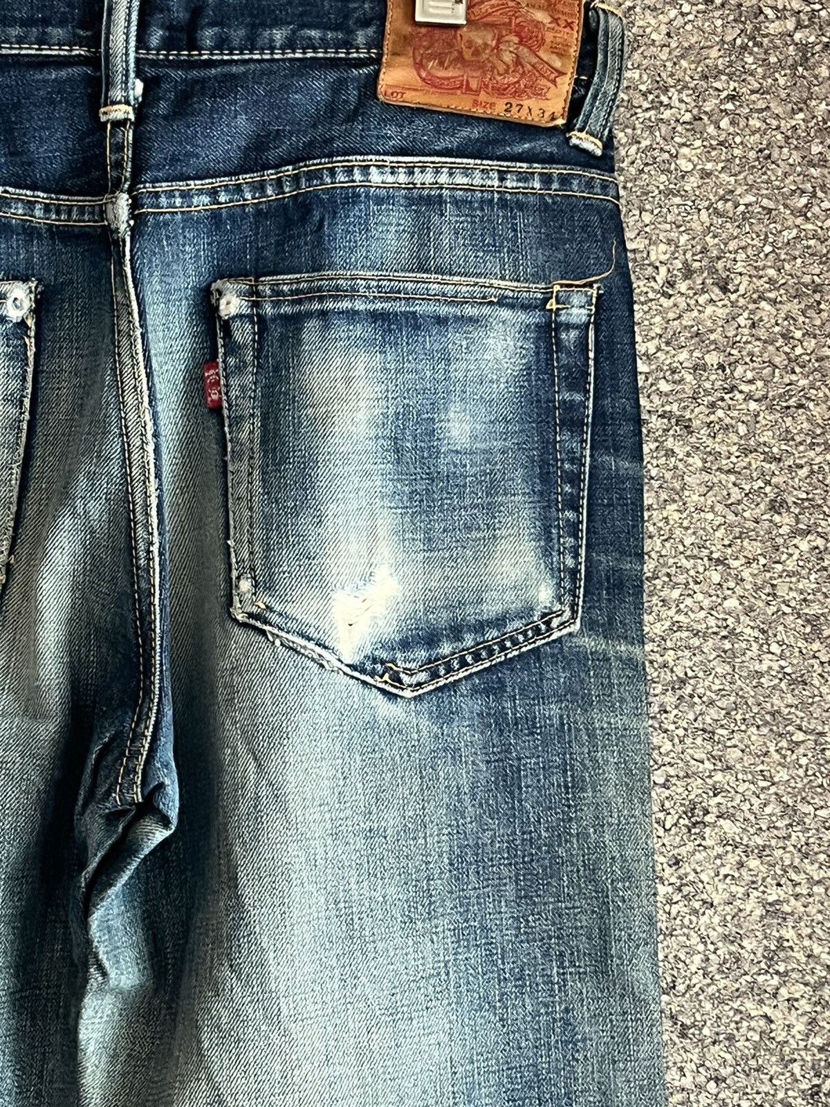 Japanese Brand × Vintage Skull jeans ft53 Size US 30 / EU 46 - 8 Thumbnail