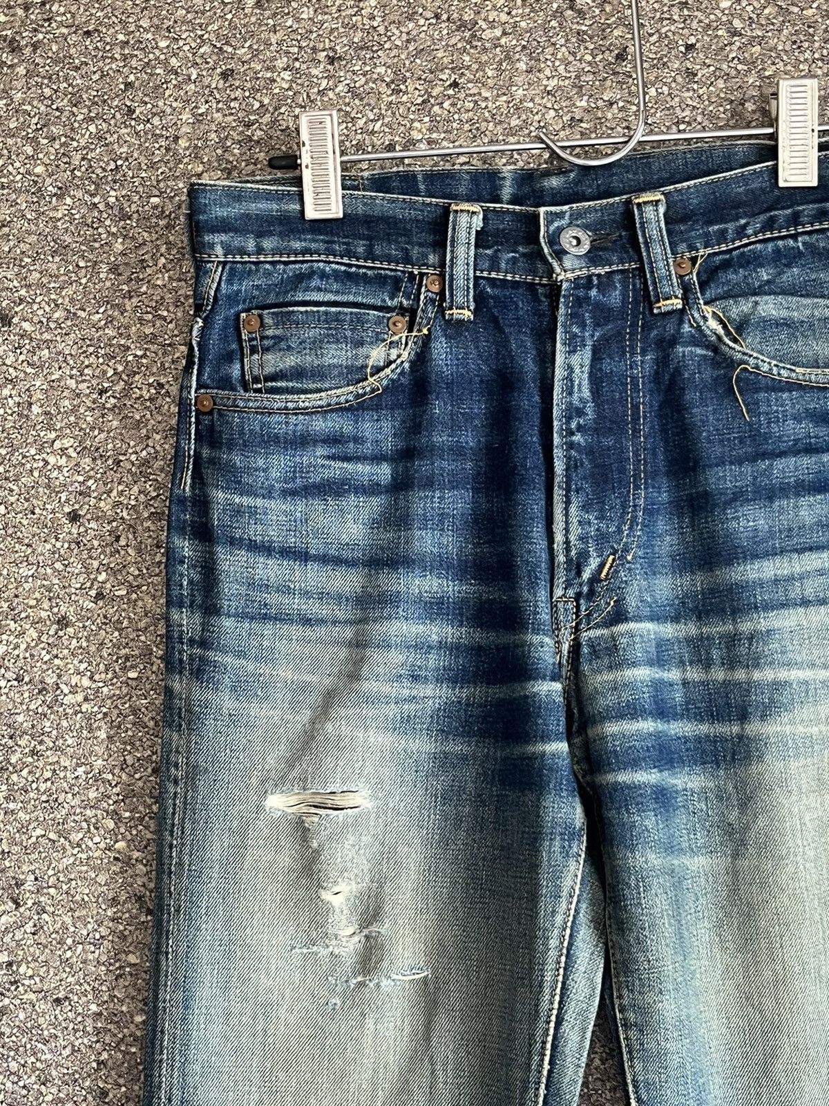 Japanese Brand × Vintage Skull jeans ft53 Size US 30 / EU 46 - 3 Thumbnail