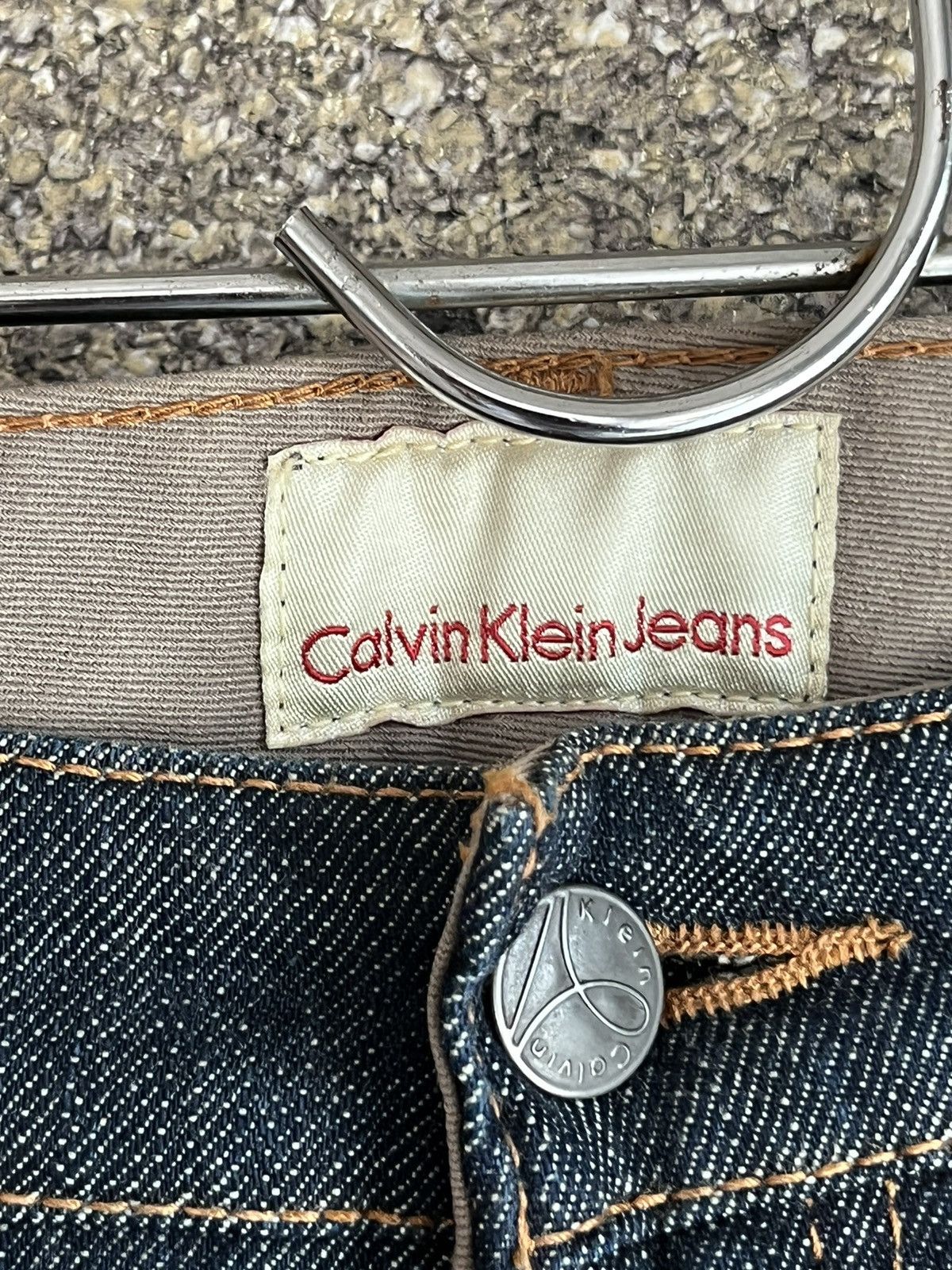 Designer × Vintage Flare jeans Calvin klein ft53 Size US 33 - 5 Thumbnail