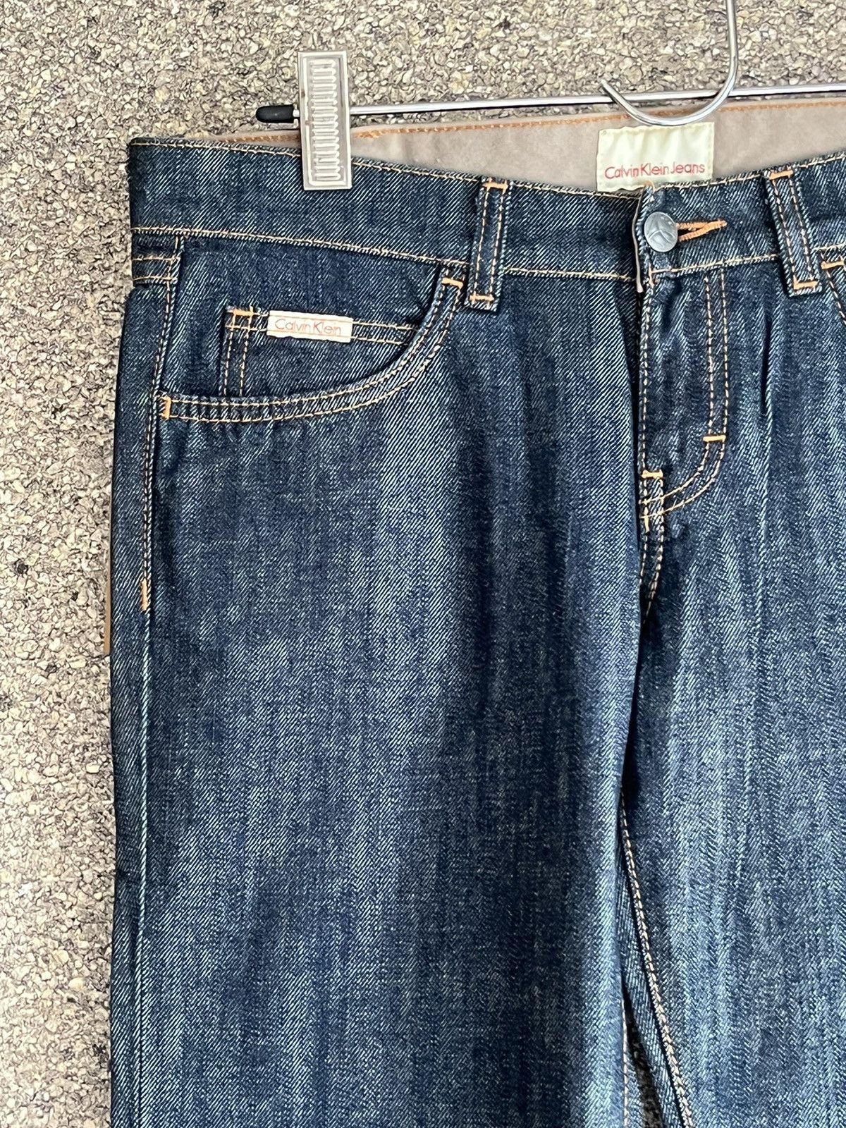 Designer × Vintage Flare jeans Calvin klein ft53 Size US 33 - 3 Thumbnail