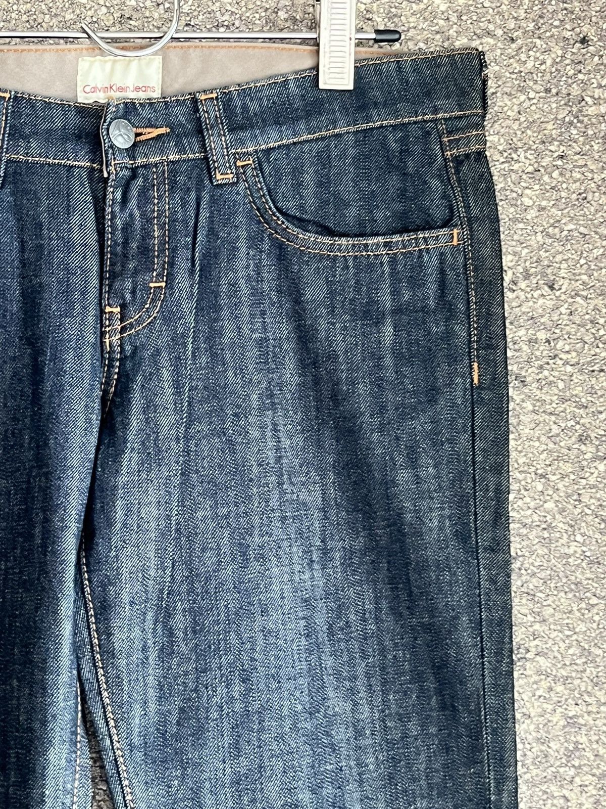 Designer × Vintage Flare jeans Calvin klein ft53 Size US 33 - 4 Thumbnail