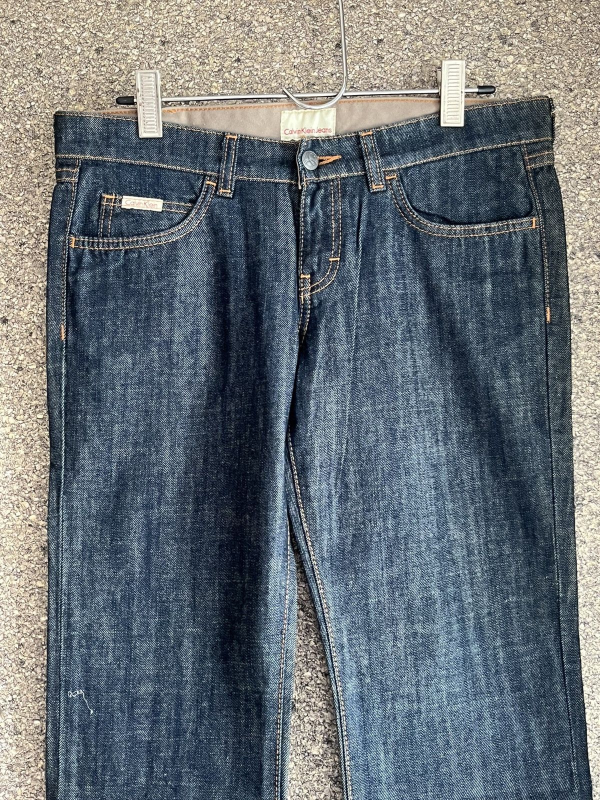 Designer × Vintage Flare jeans Calvin klein ft53 Size US 33 - 2 Thumbnail