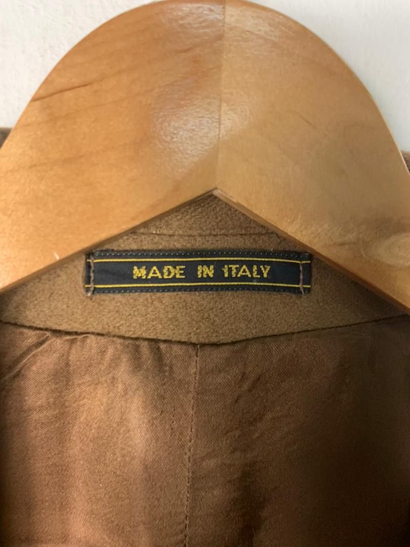Other Vintage Italian Designer Misto Cashmere Long Jacket Coat Size US L / EU 52-54 / 3 - 5 Thumbnail