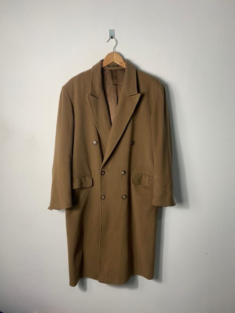 Other Vintage Italian Designer Misto Cashmere Long Jacket Coat Size US L / EU 52-54 / 3 - 2 Thumbnail