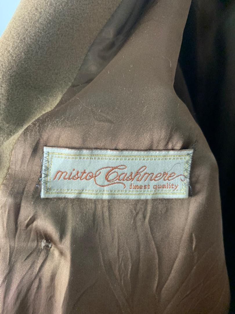 Other Vintage Italian Designer Misto Cashmere Long Jacket Coat Size US L / EU 52-54 / 3 - 4 Thumbnail