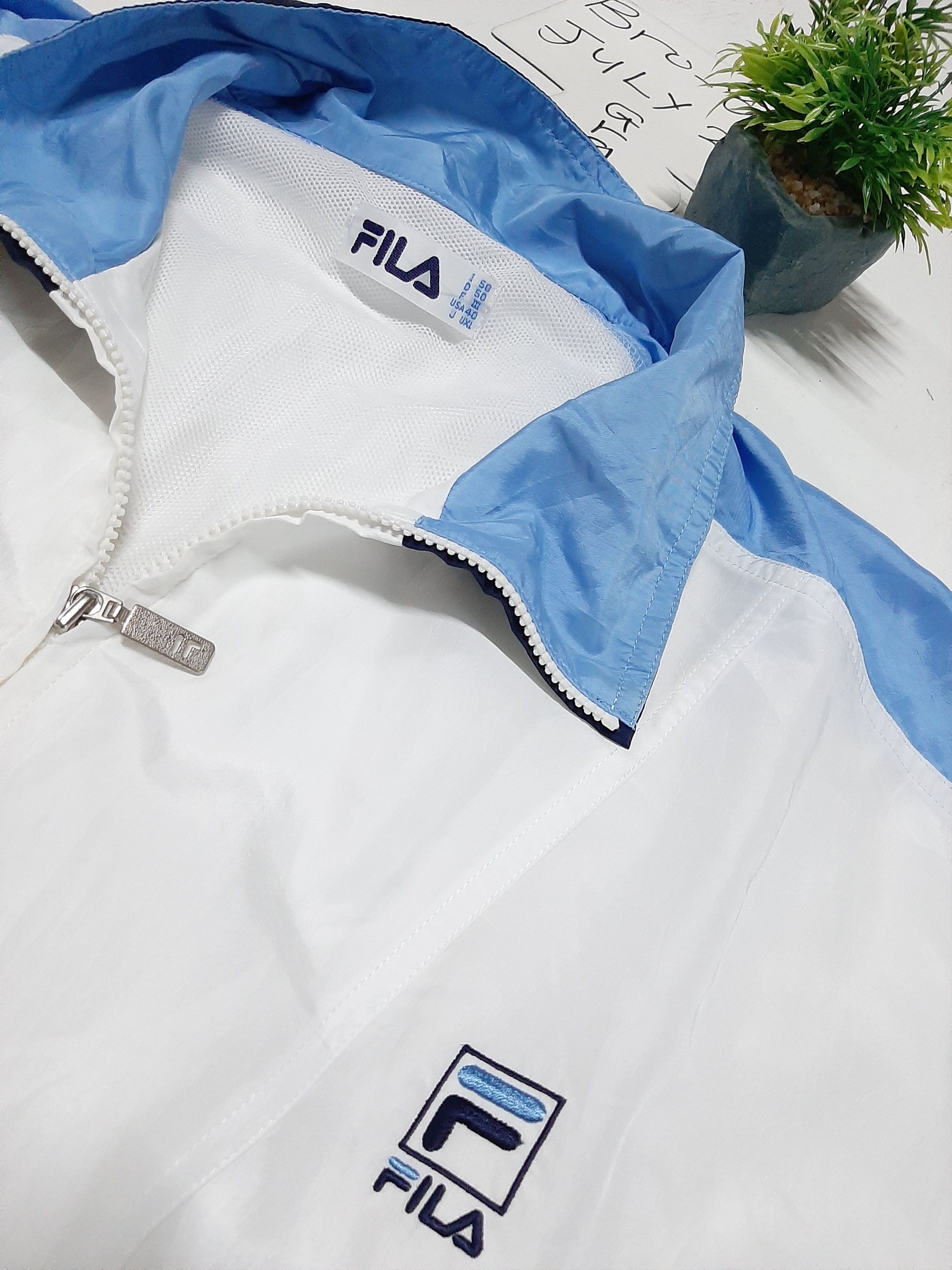 Fila × Other × Vintage VINTAGE 90s FILA WINDBREAKER JACKET Size US L / EU 52-54 / 3 - 3 Thumbnail
