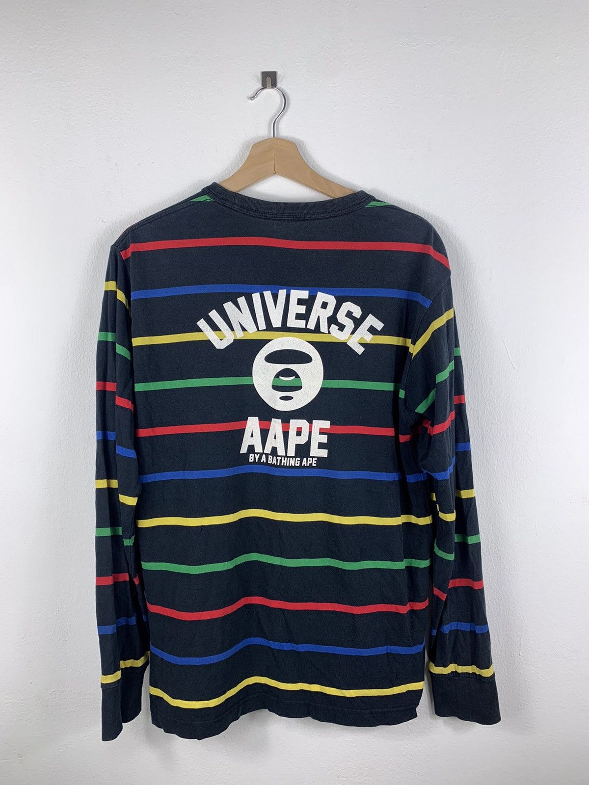 Aape Stripes Tee AAPE By Bathing Ape Size US M / EU 48-50 / 2 - 1 Thumbnail