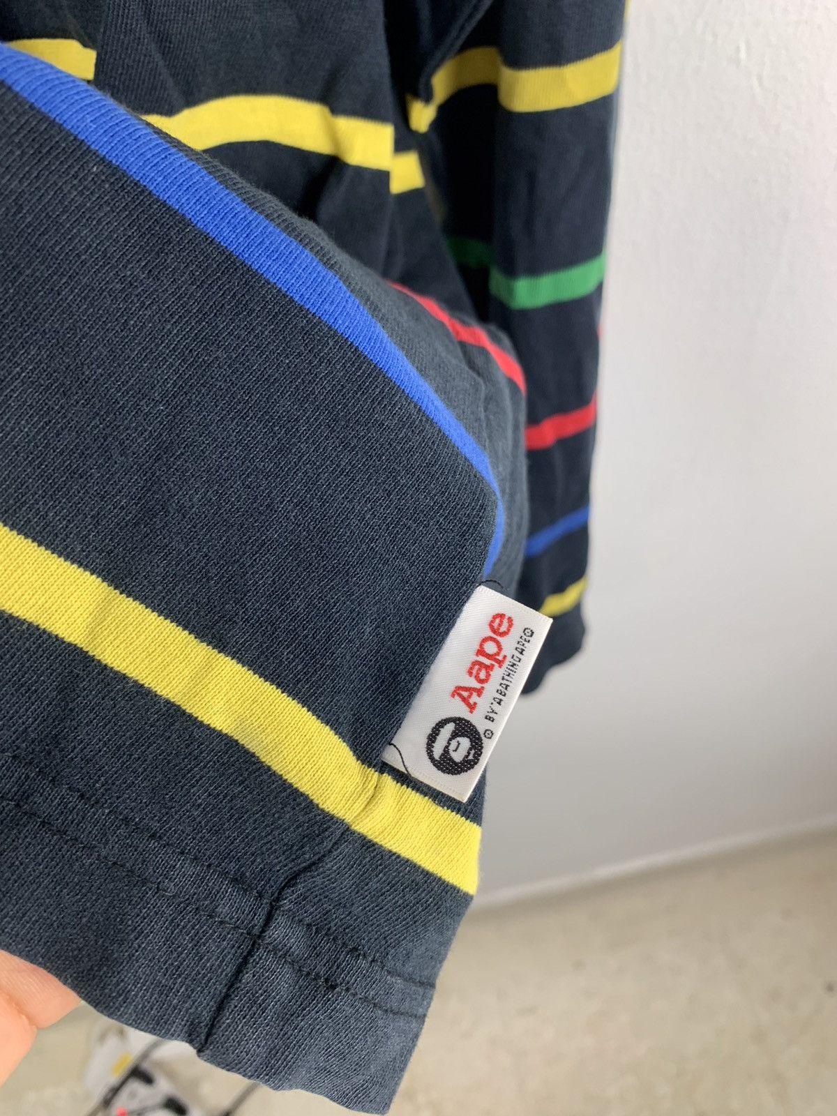 Aape Stripes Tee AAPE By Bathing Ape Size US M / EU 48-50 / 2 - 9 Thumbnail