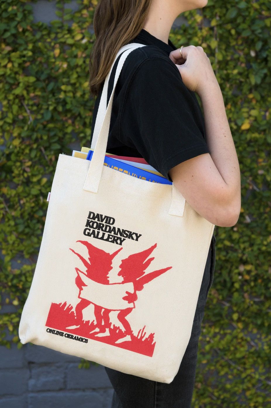 Online Ceramics Online Ceramics David Kordansky Elves Tote Bag Size ONE SIZE - 3 Thumbnail