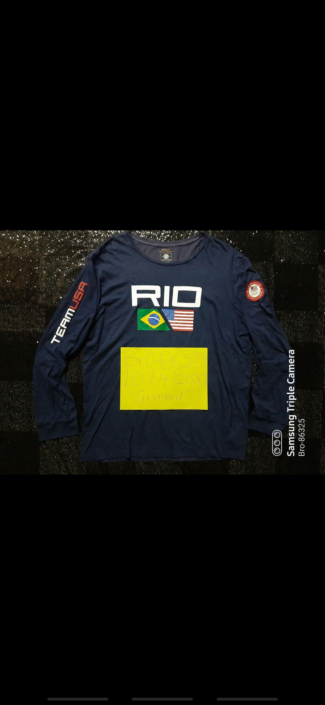 Polo Ralph Lauren × Vintage VINTAGE POLO RALPH LAURENT UNITED STATE OLYMPIC TEAM RIO Size US XXL / EU 58 / 5 - 1 Thumbnail